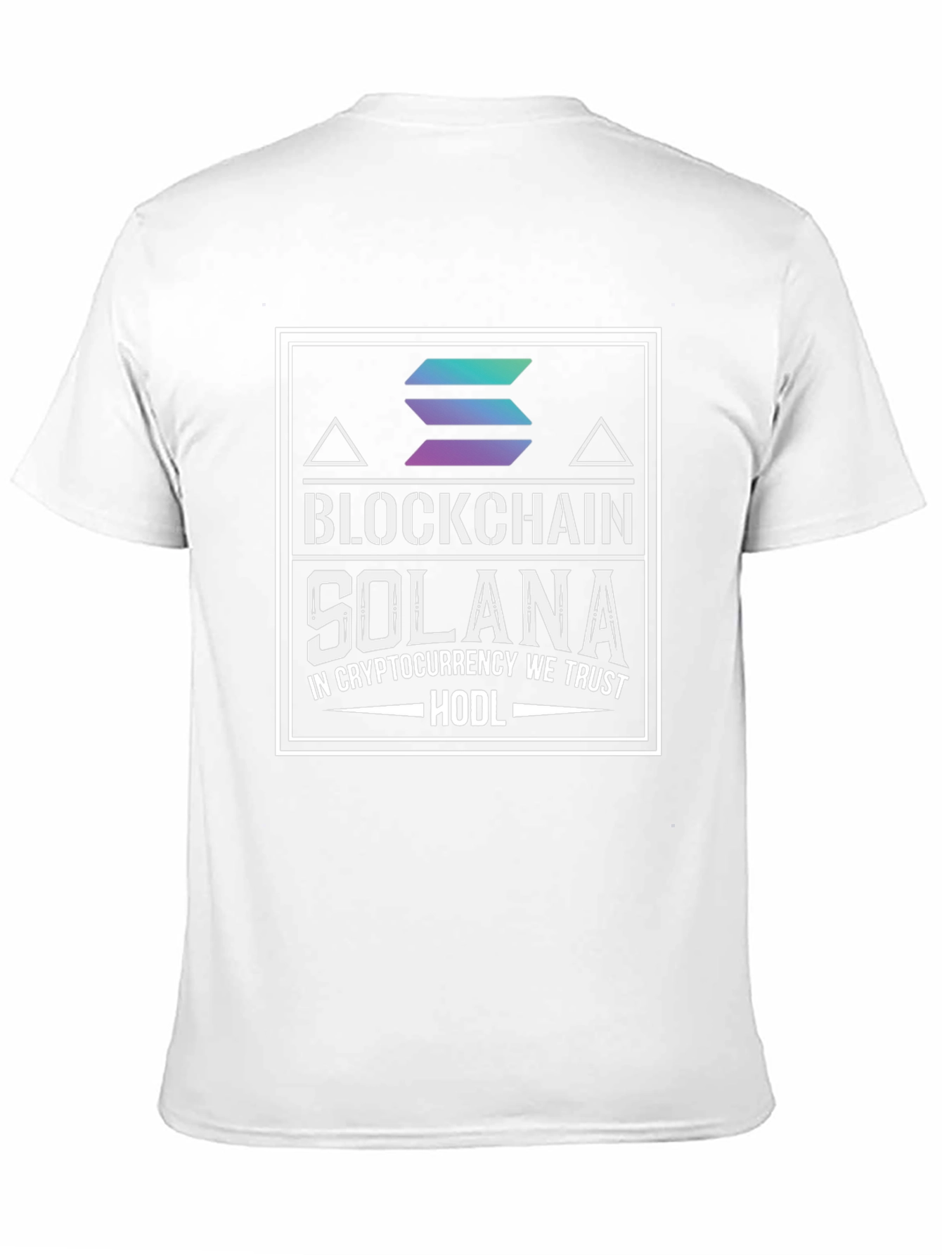 Solana Blockchain Crypto HODL T-Shirt