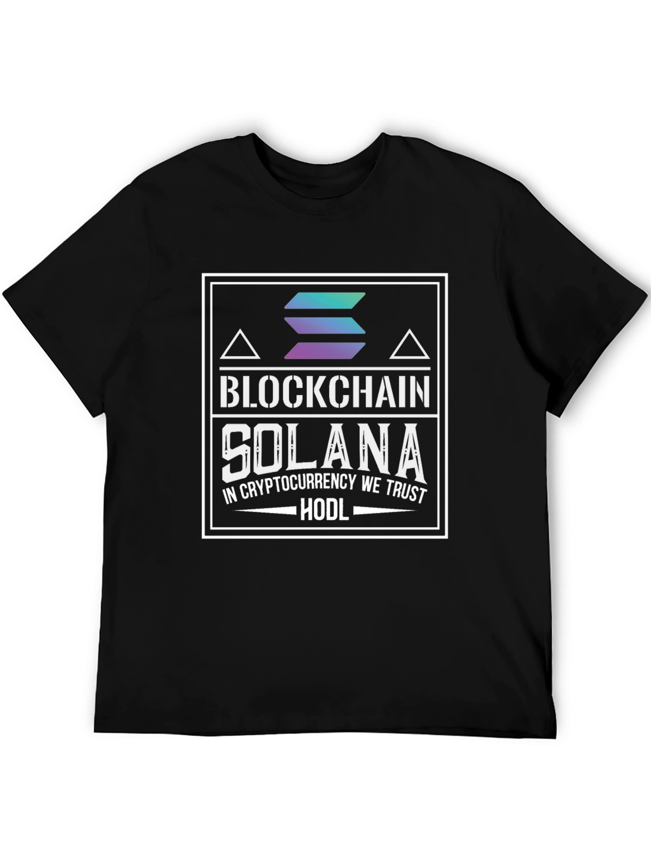 Solana Blockchain Crypto HODL T-Shirt
