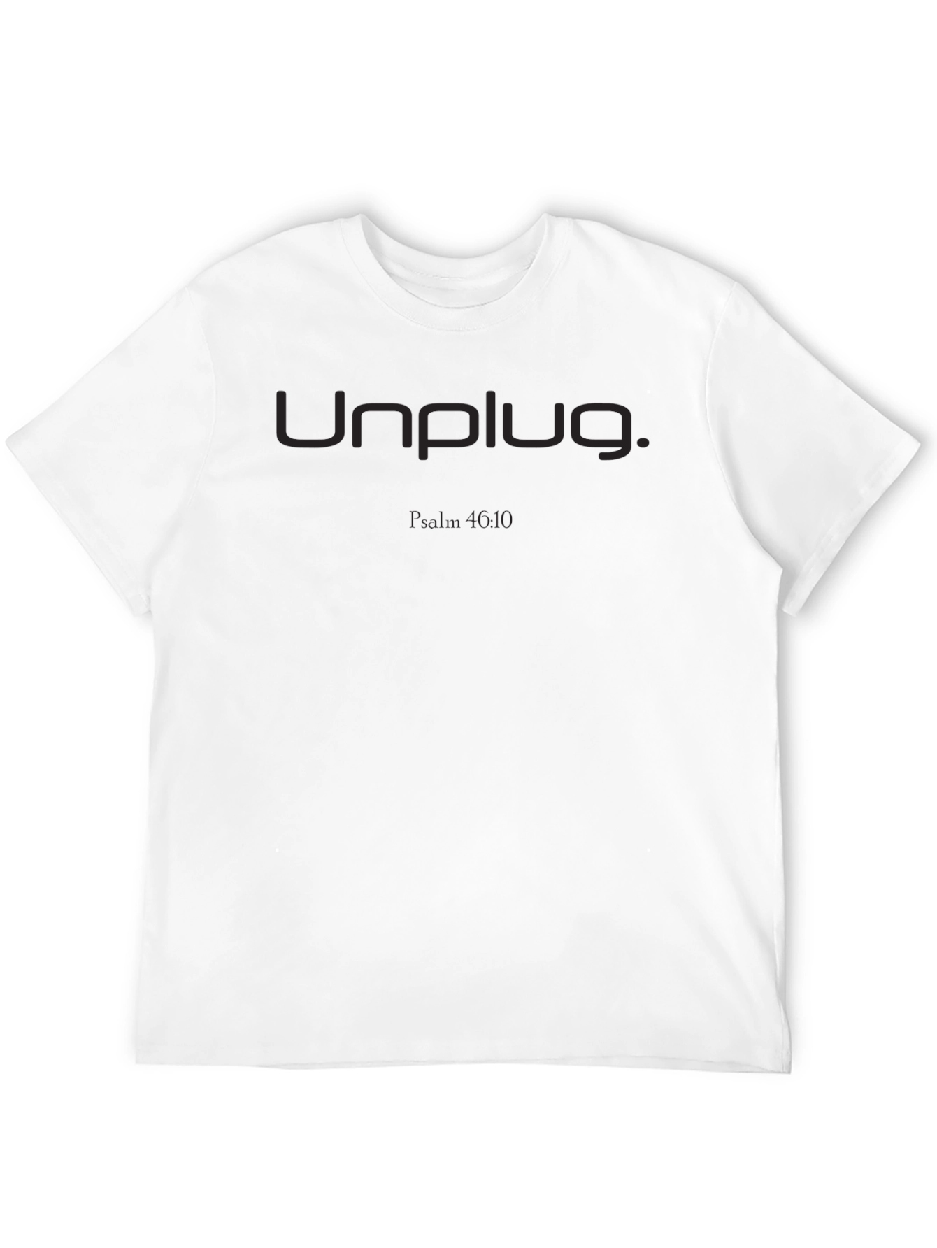 Unplug. Premium Black T-Shirt