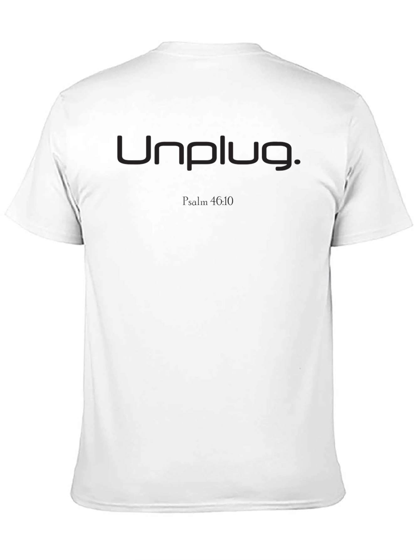 Unplug. Premium Black T-Shirt