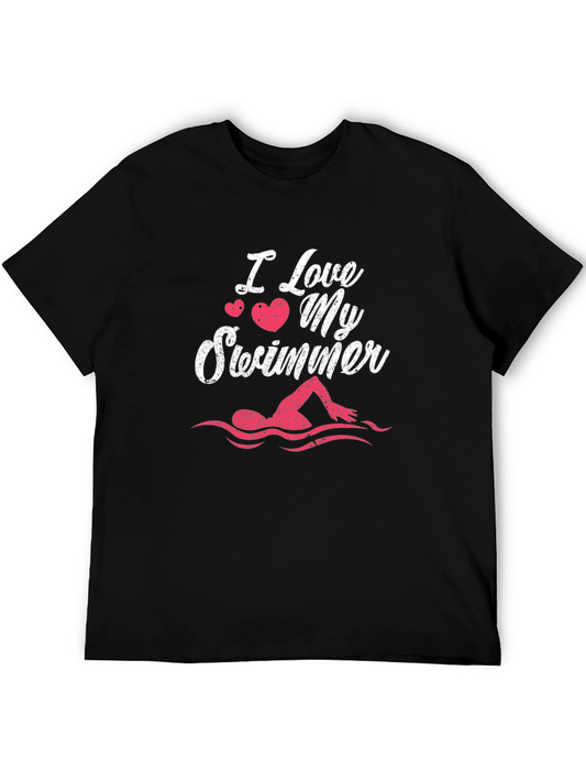 I Love My Swimmer T-Shirt - Unisex