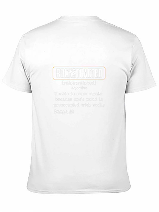 Rockstracted T-Shirt - Funny Geology Rock Lover Tee