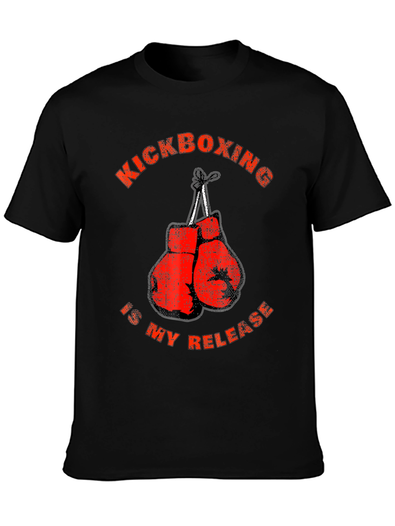 Kickboxing Release T-Shirt Boxing Gloves Graphic Tee