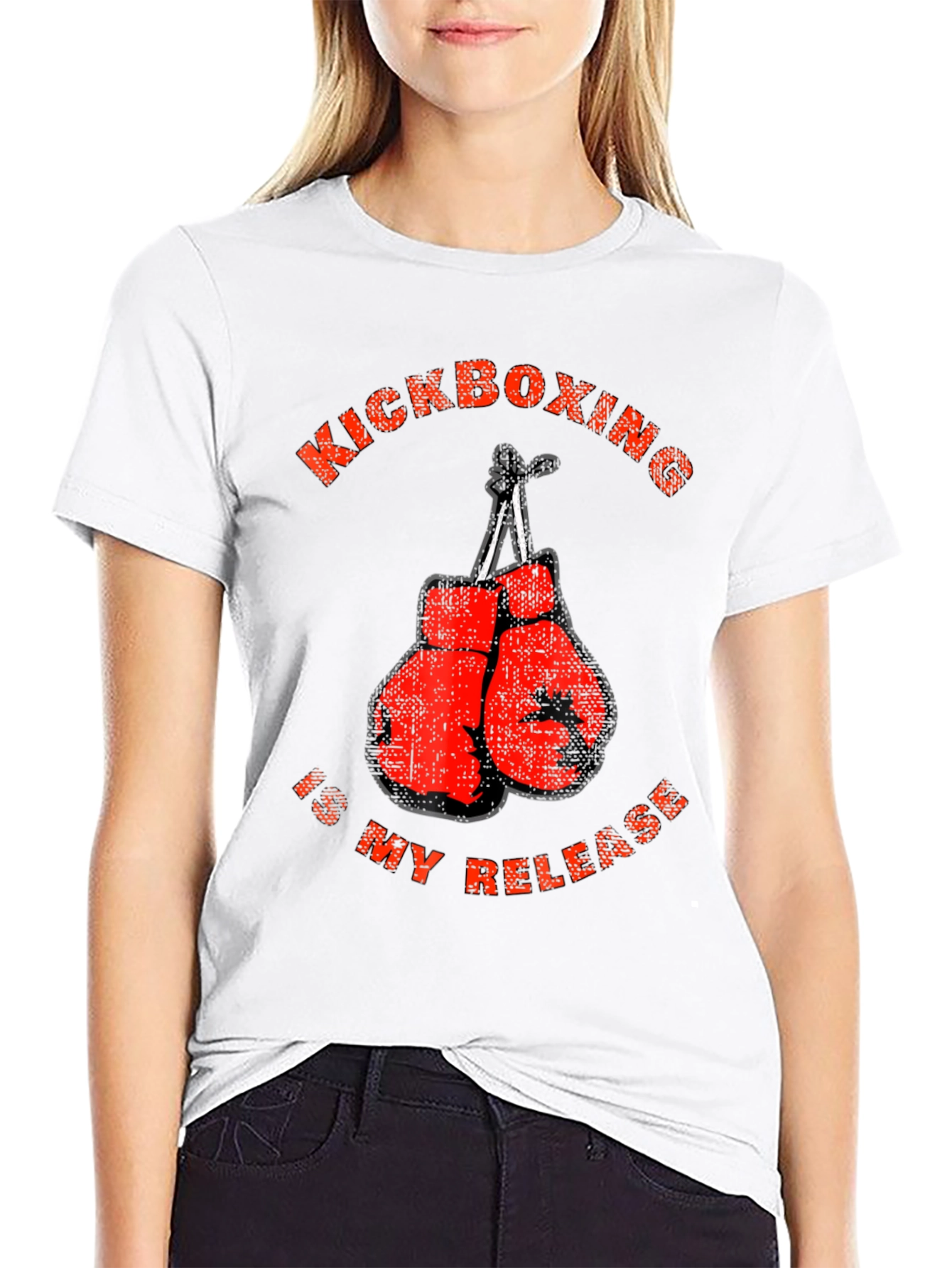 Kickboxing Release T-Shirt Boxing Gloves Graphic Tee