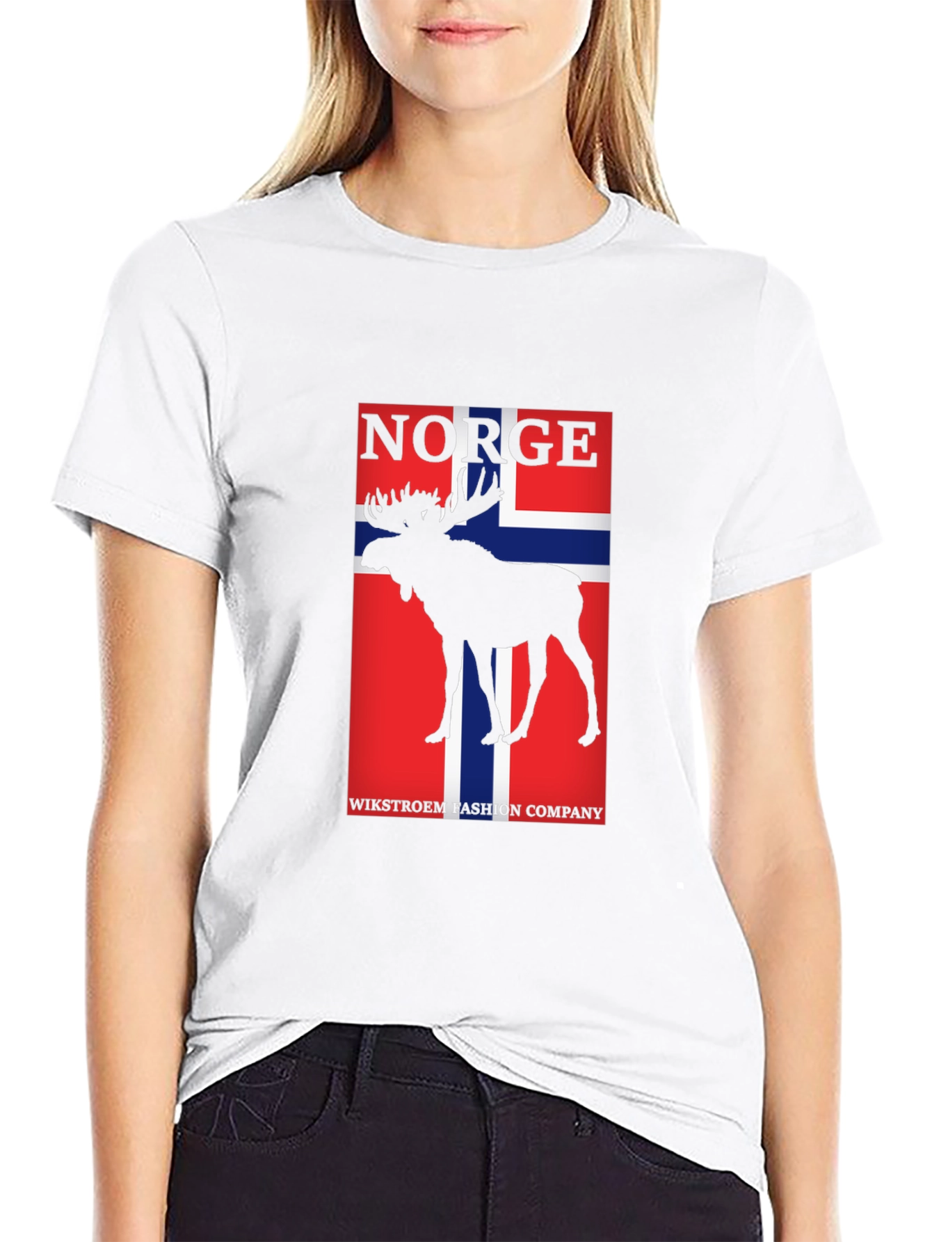 Norway Moose T-Shirt - Wikstroem Fashion Company