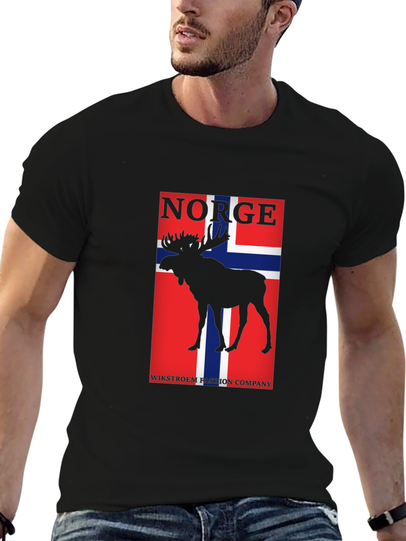Norway Moose T-Shirt - Wikstroem Fashion Company