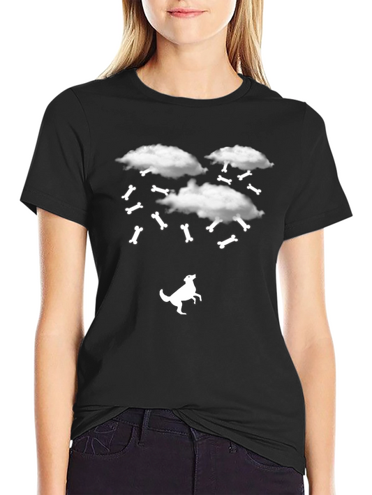 Funny Dog Bone Rain T-Shirt