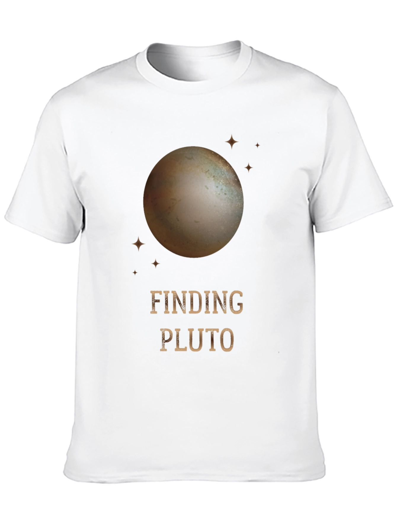 Finding Pluto Graphic T-Shirt - Space Exploration Tee