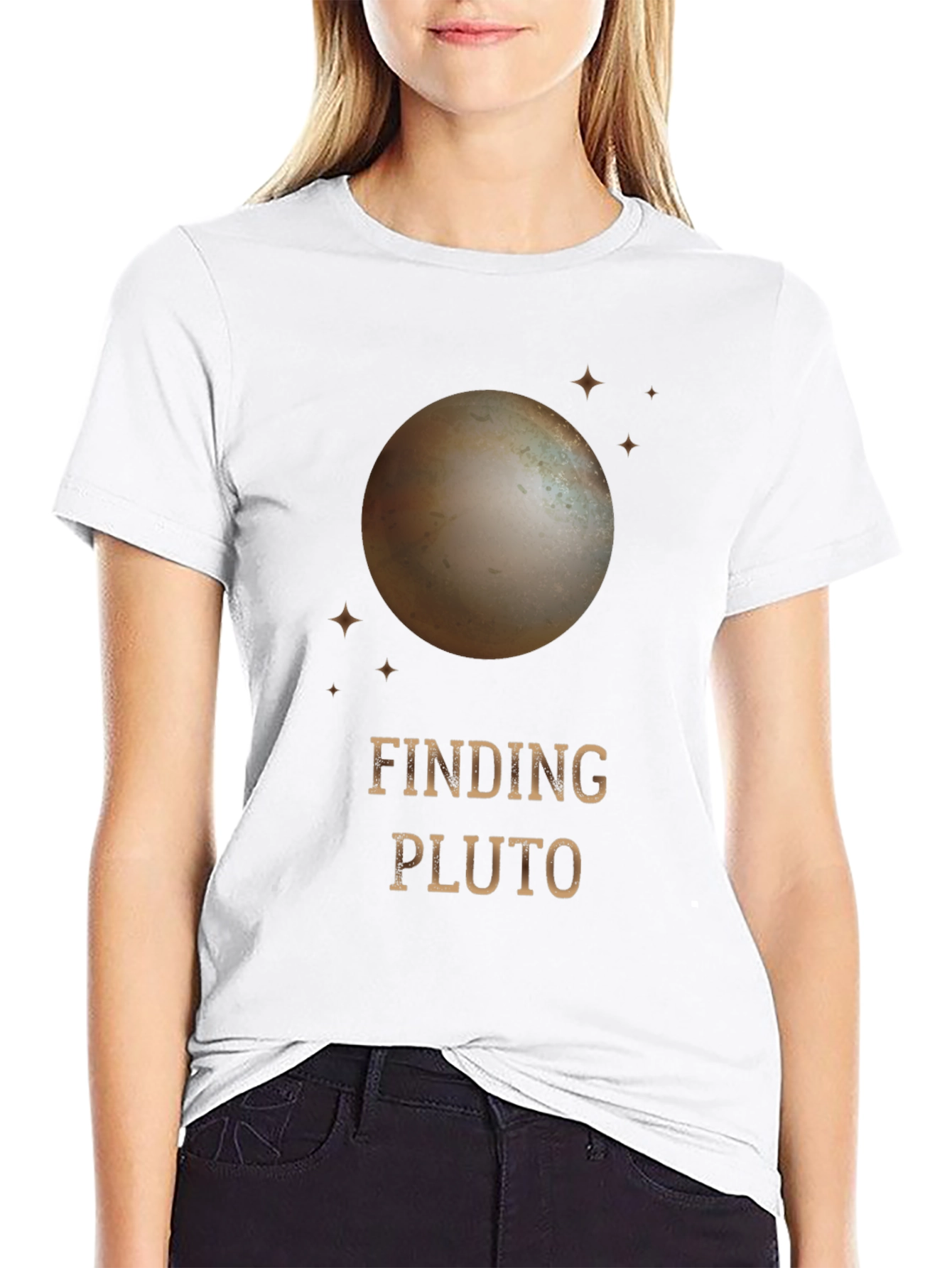 Finding Pluto Graphic T-Shirt - Space Exploration Tee