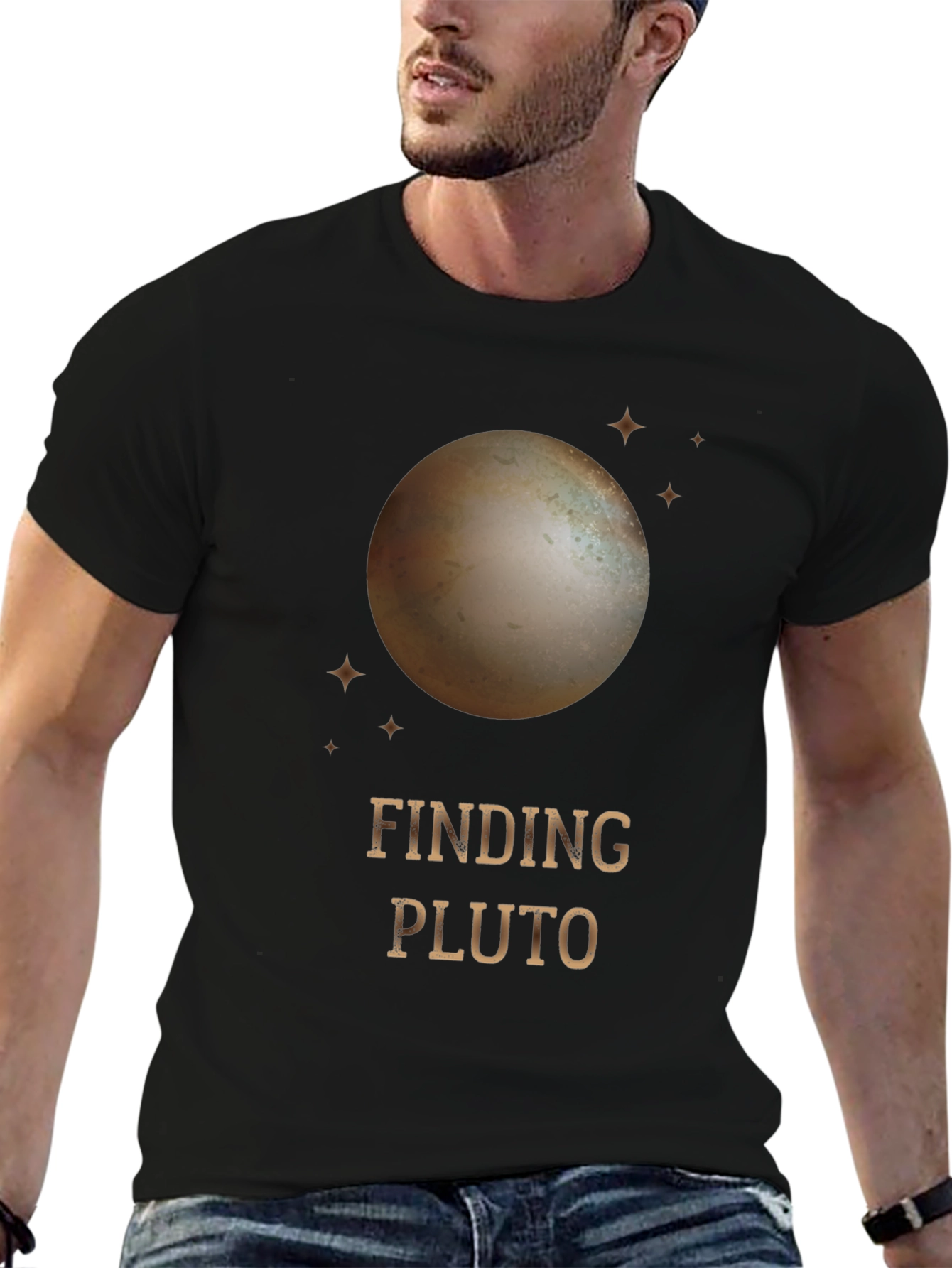Finding Pluto Graphic T-Shirt - Space Exploration Tee