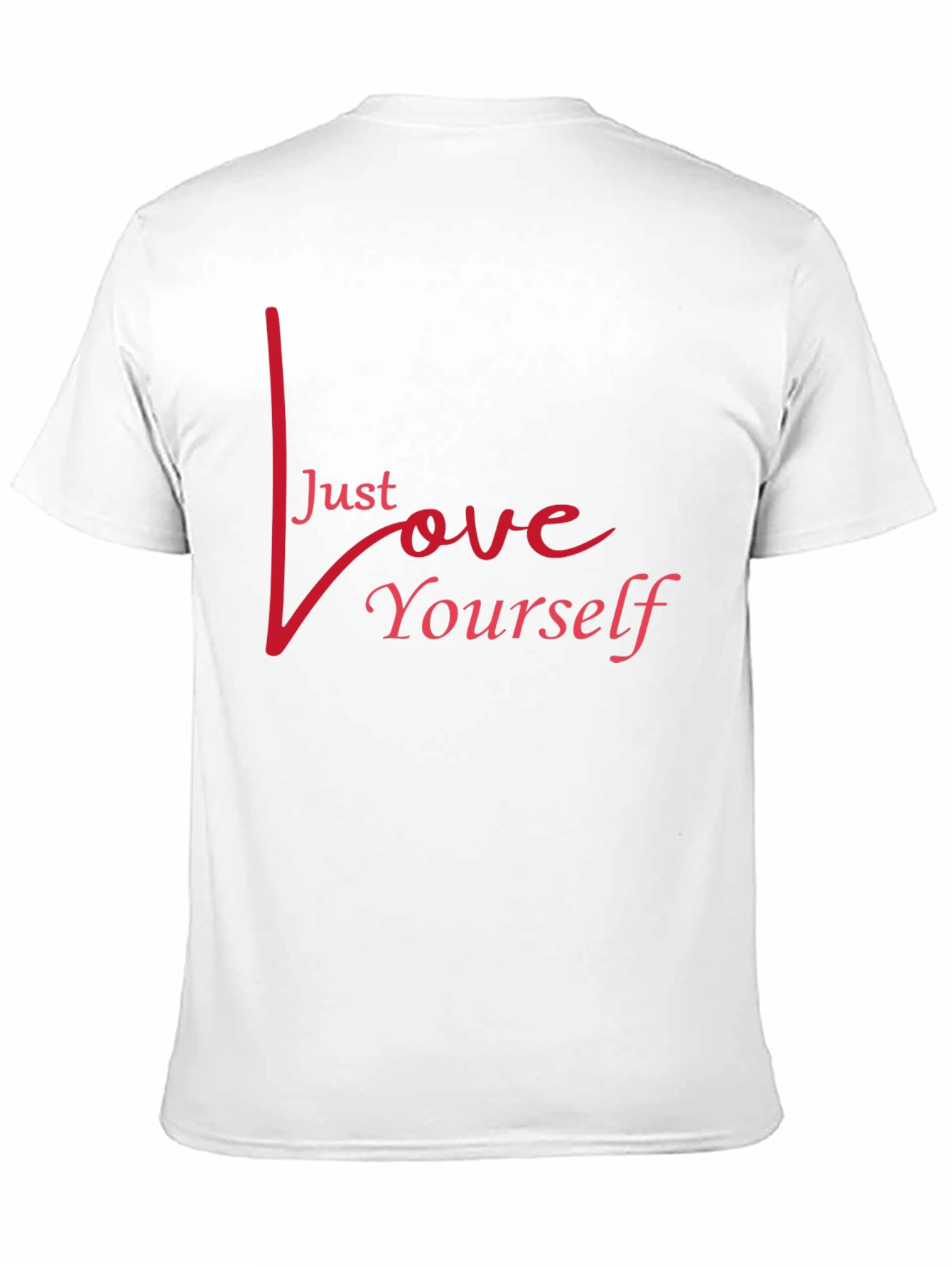 Just Love Yourself Graphic Tee - Stylish Black Shirt