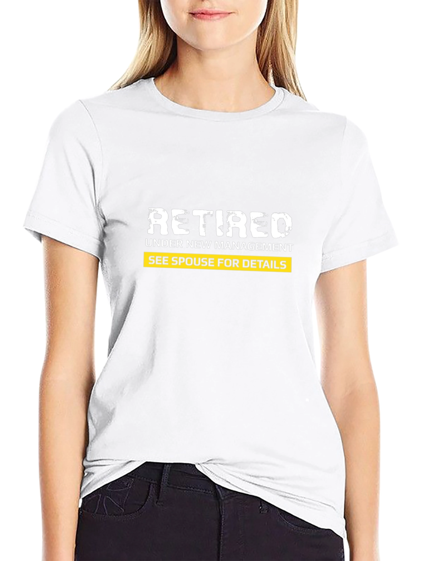 Retired Under New Management Funny T-Shirt