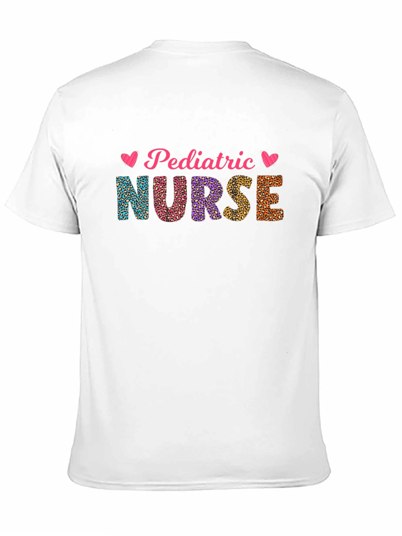 Pediatric Nurse Leopard Print T-Shirt