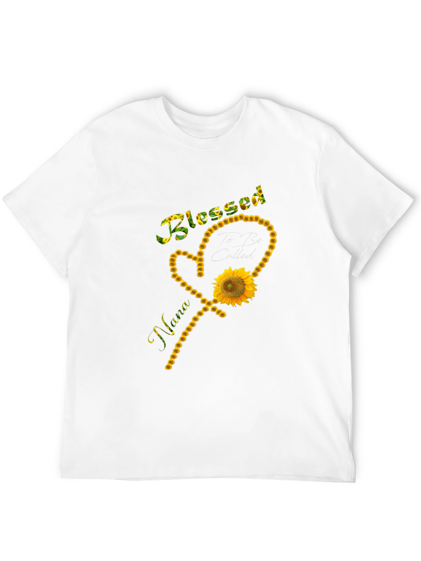 Blessed Nana Sunflower Graphic T-Shirt