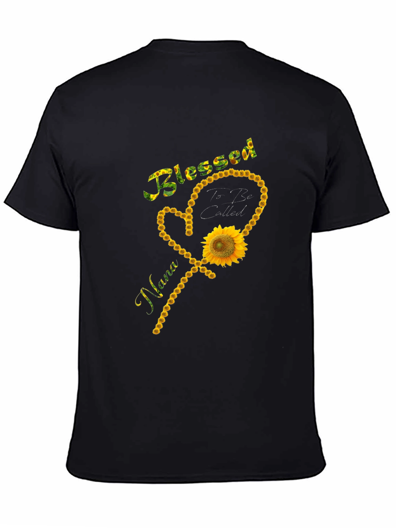 Blessed Nana Sunflower Graphic T-Shirt