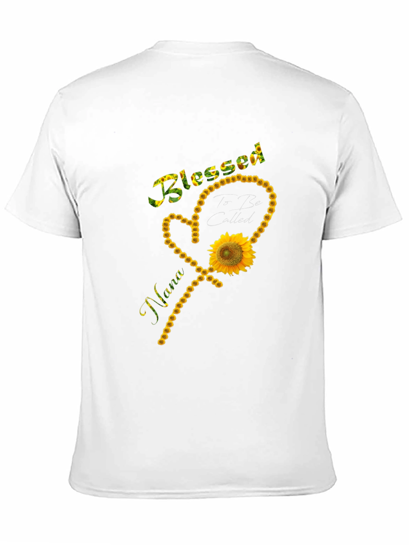 Blessed Nana Sunflower Graphic T-Shirt