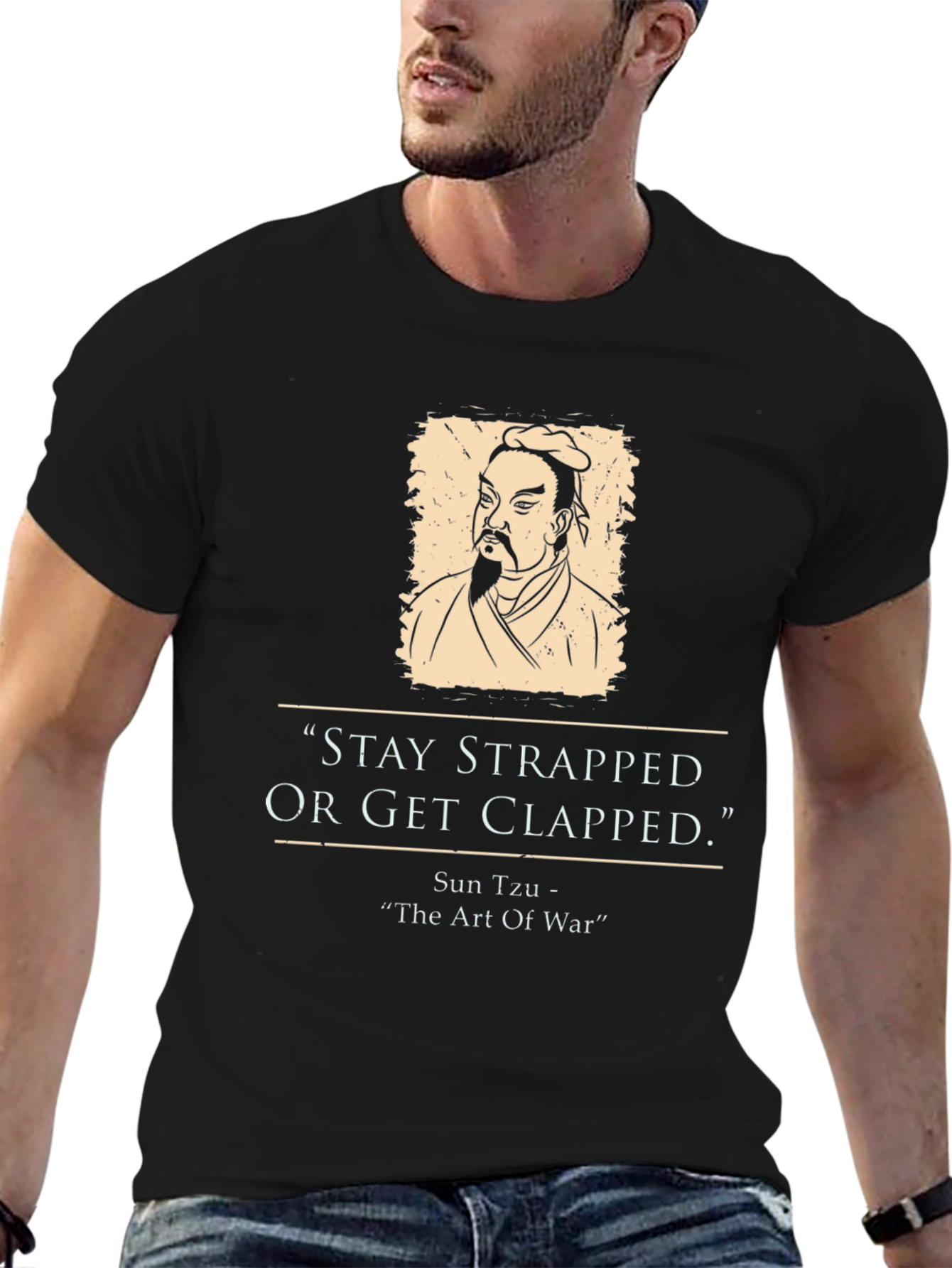 Stay Strapped Sun Tzu T-Shirt