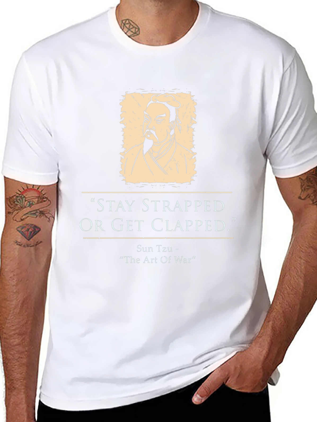 Stay Strapped Sun Tzu T-Shirt