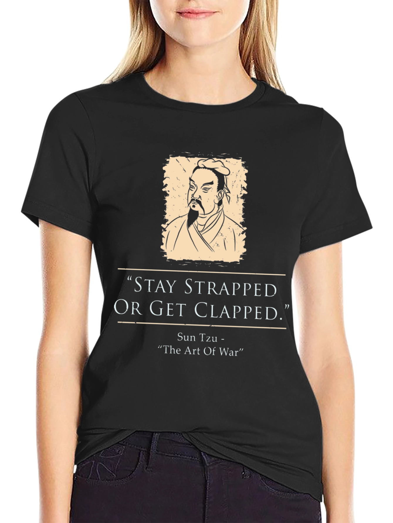 Stay Strapped Sun Tzu T-Shirt