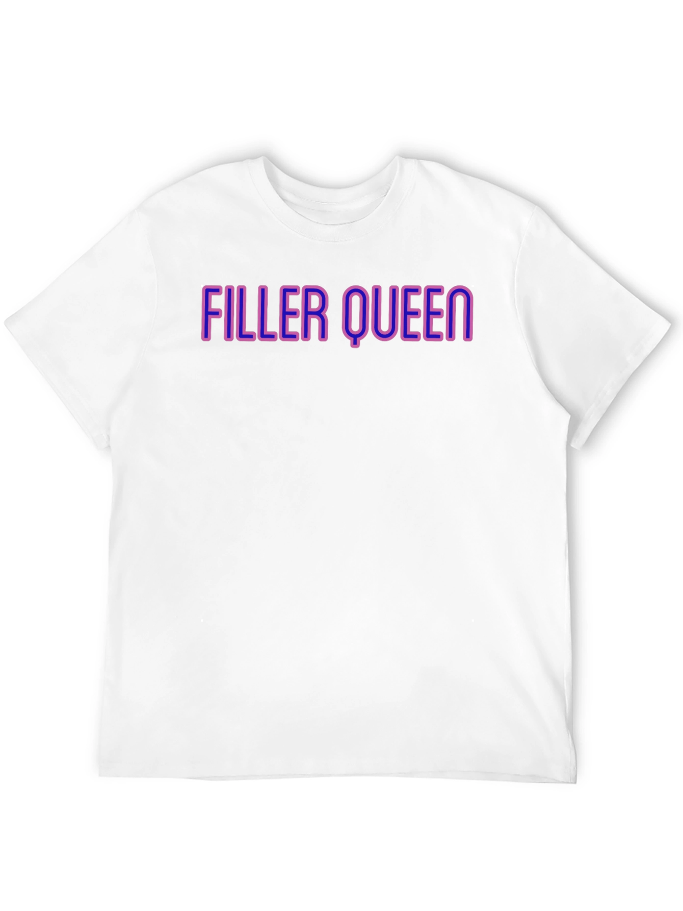 Filler Queen Graphic Tee - Black Crew Neck T-Shirt