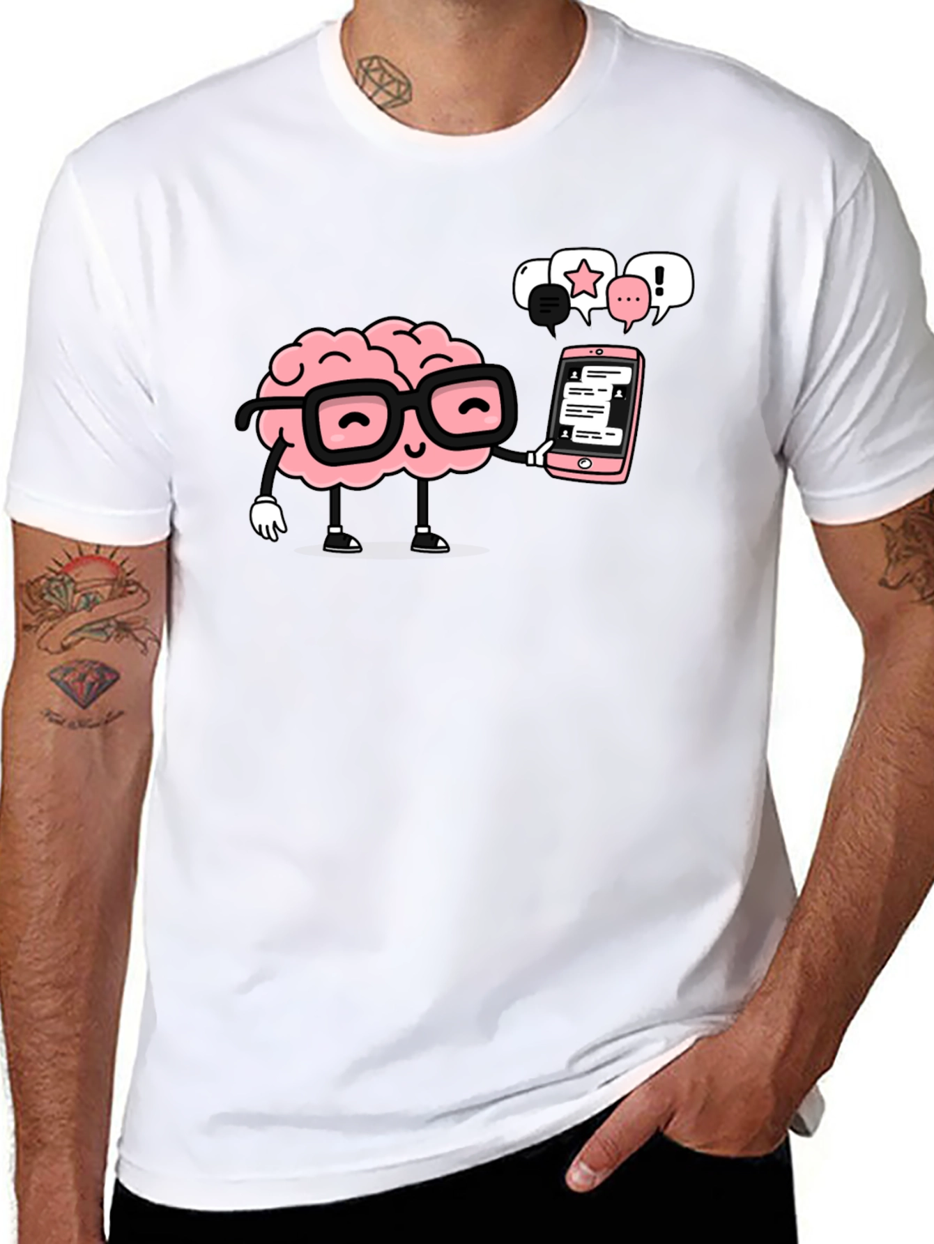 Smart Brain Black T-Shirt