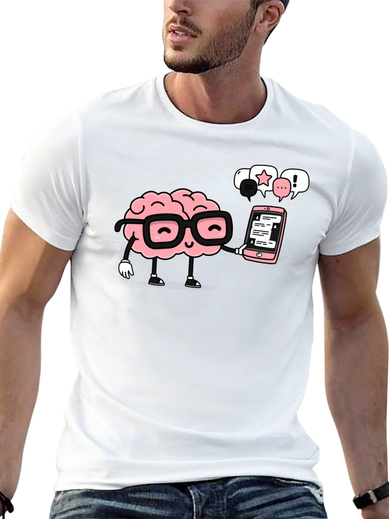 Smart Brain Black T-Shirt