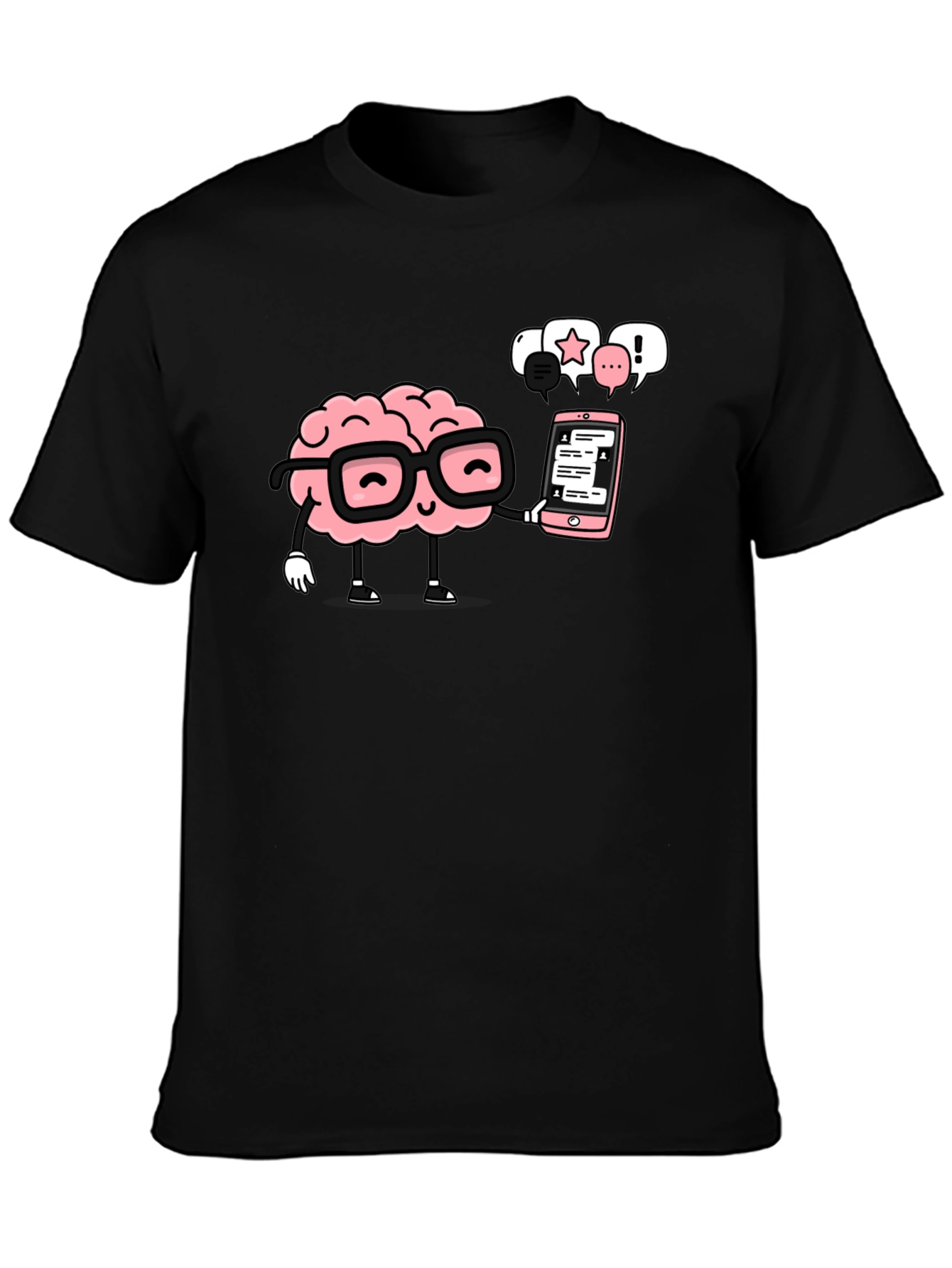 Smart Brain Black T-Shirt