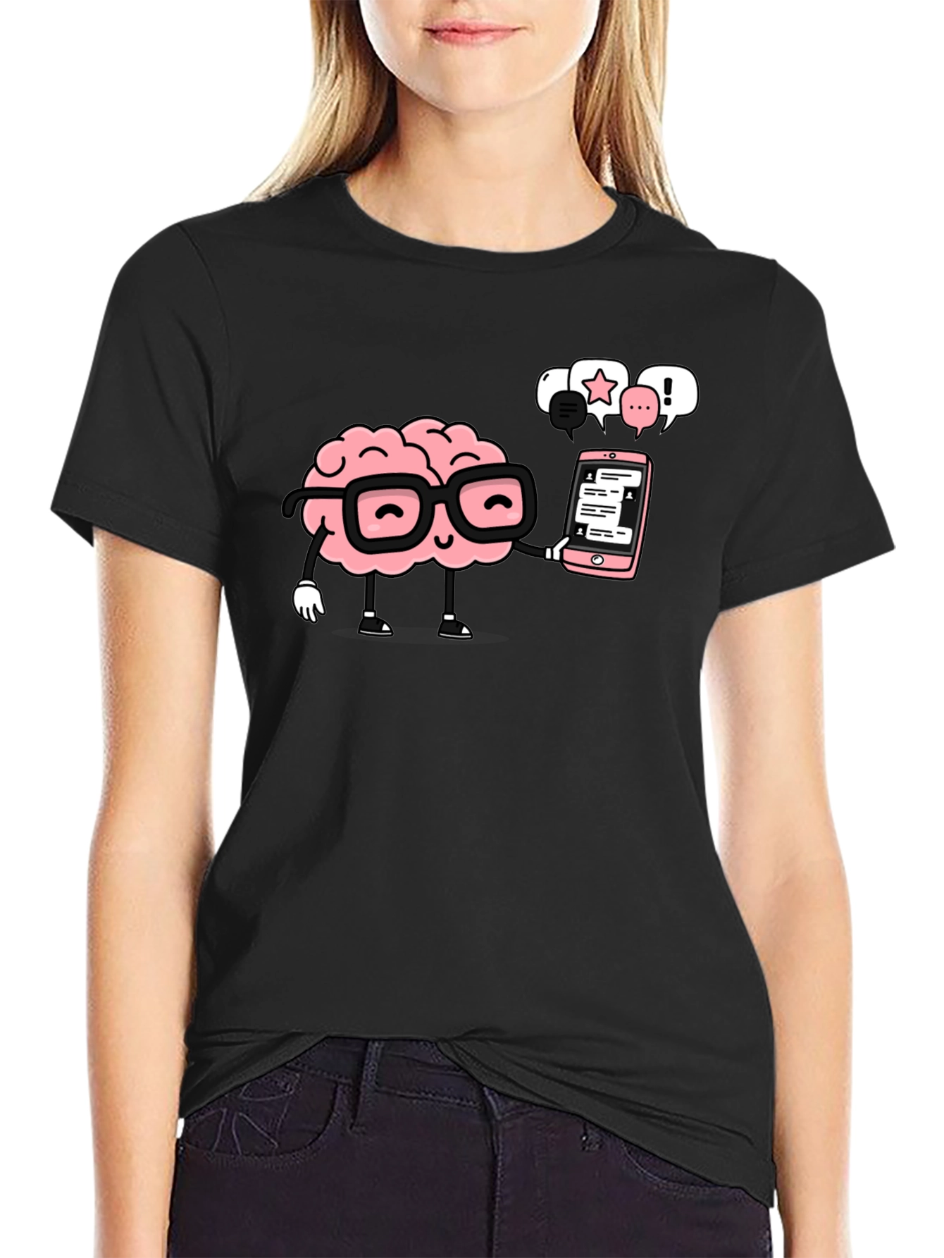 Smart Brain Black T-Shirt