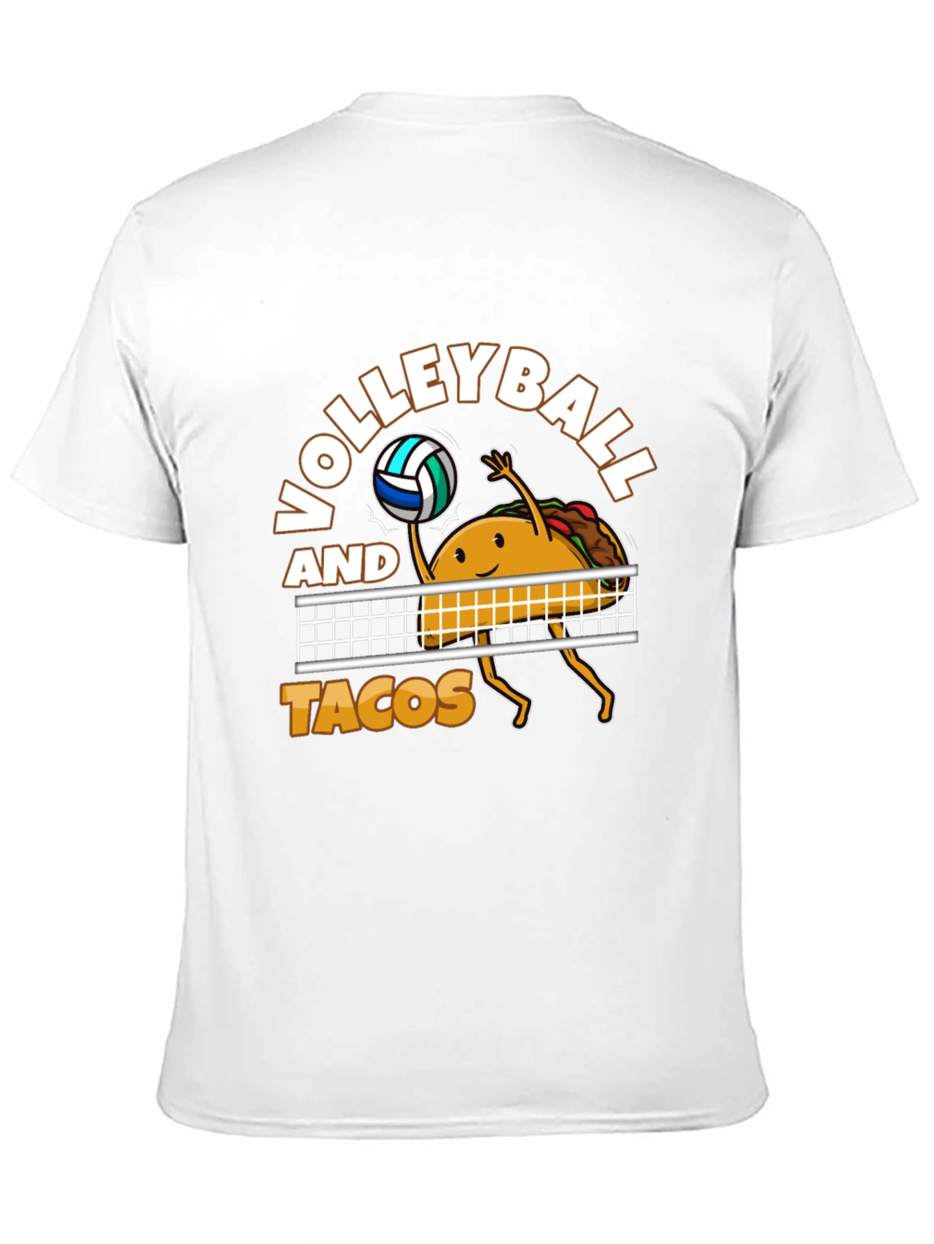 Volleyball and Tacos Graphic T-Shirt
