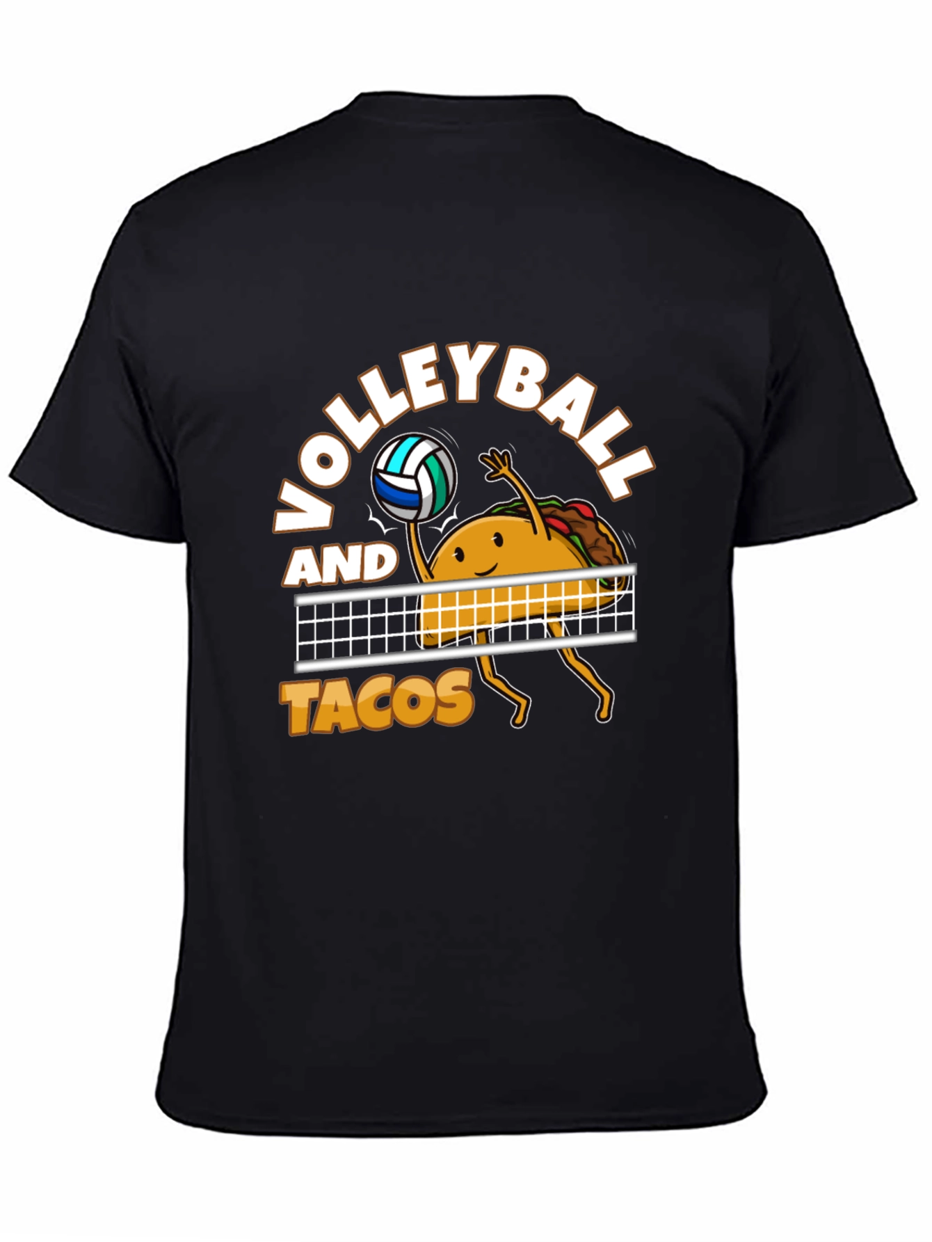 Volleyball and Tacos Graphic T-Shirt