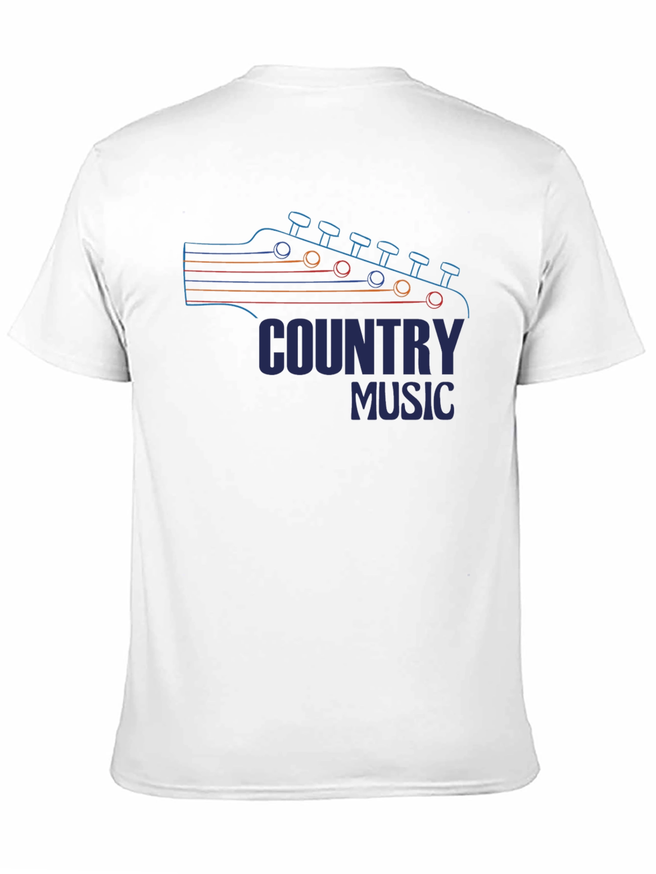 Country Music Guitar Head T-Shirt