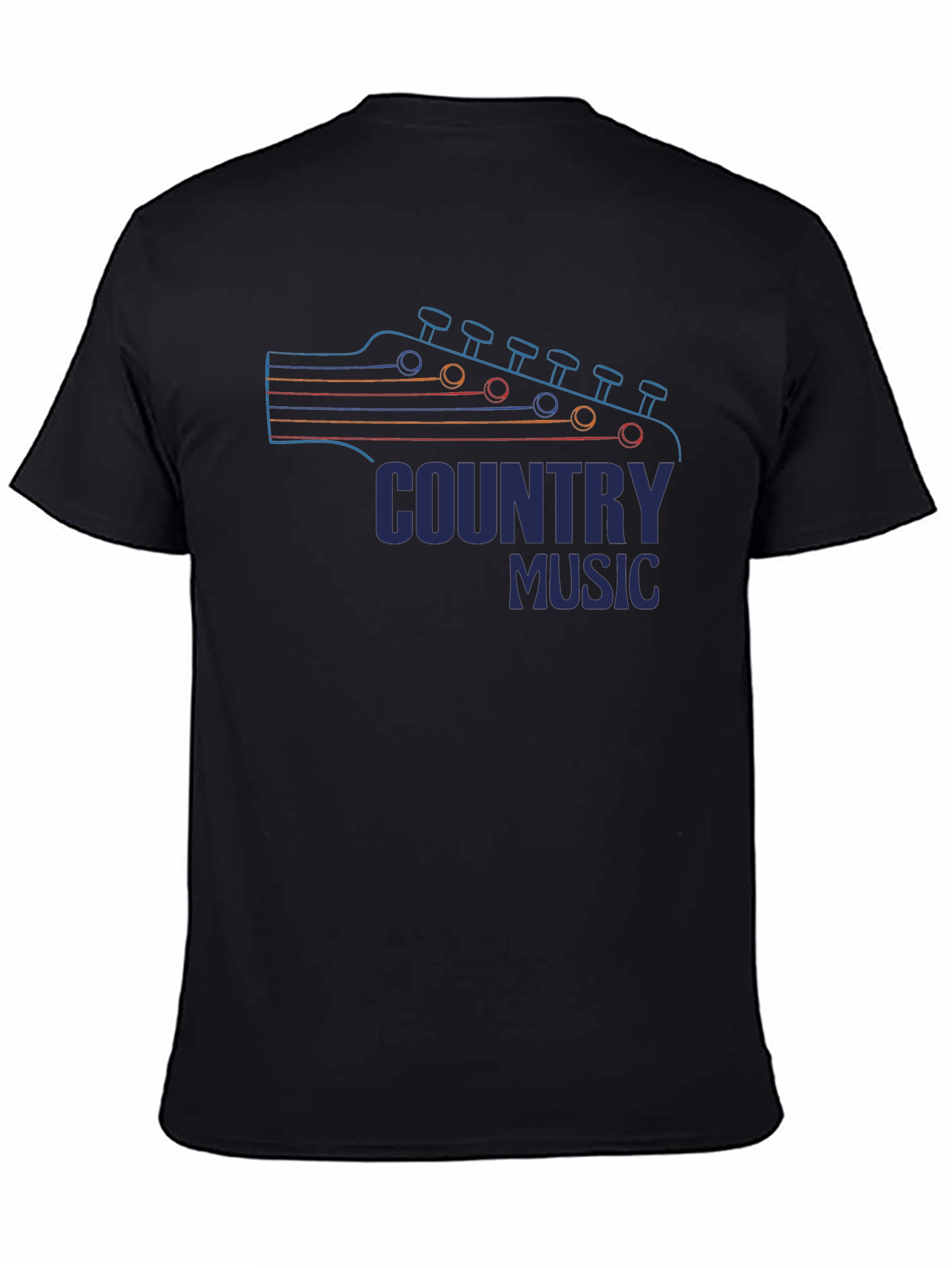 Country Music Guitar Head T-Shirt