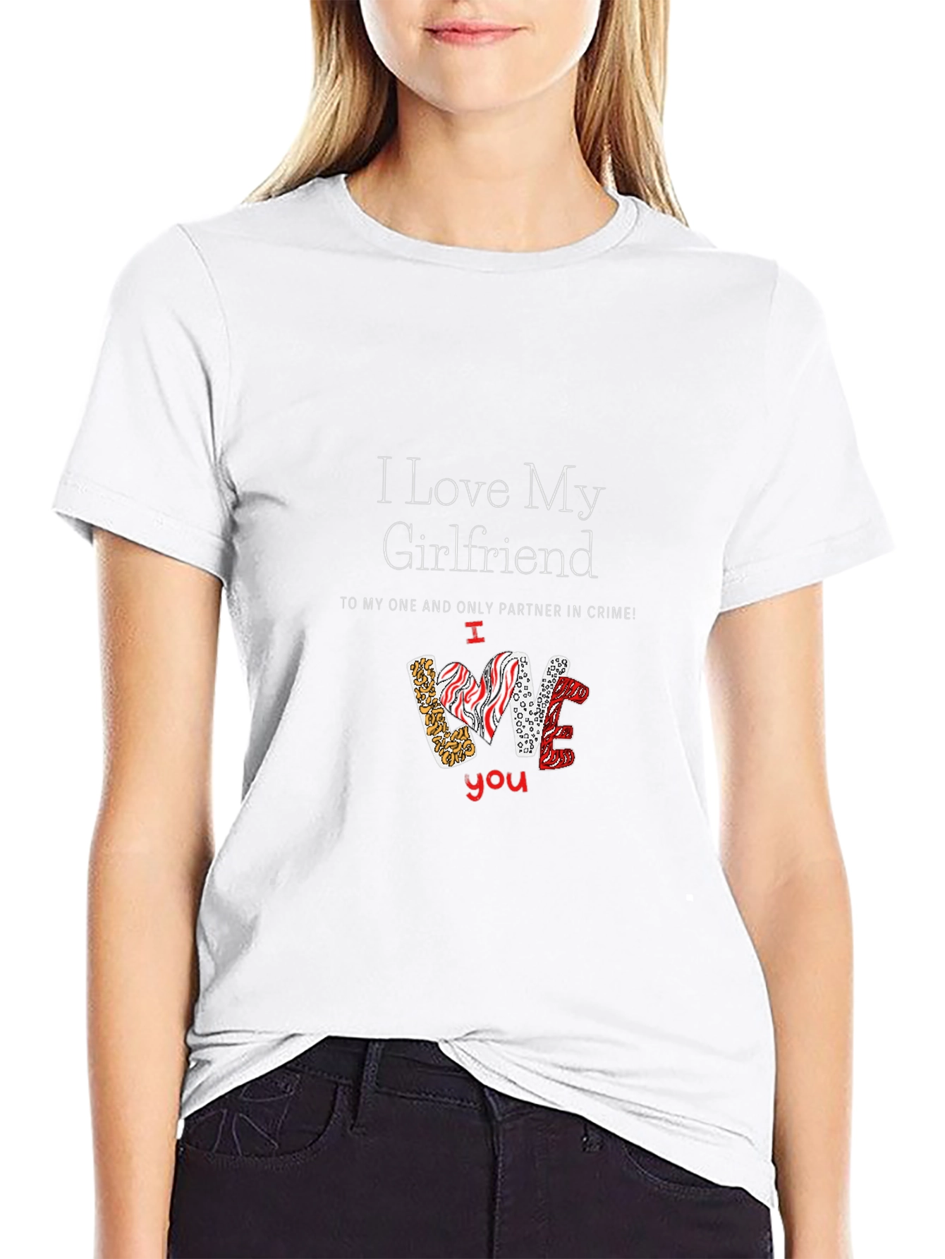 I Love My Girlfriend Graphic Tee - Perfect Gift!