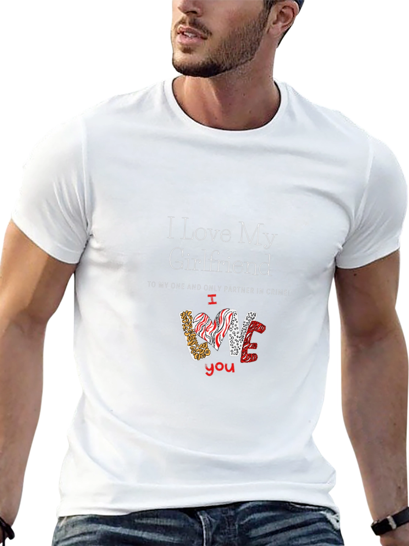 I Love My Girlfriend Graphic Tee - Perfect Gift!