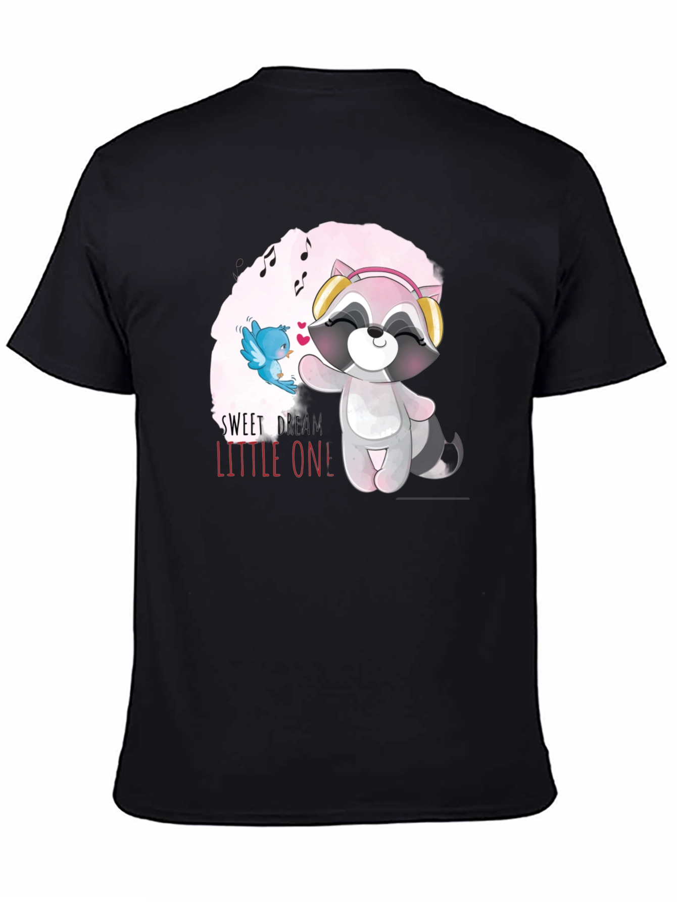 Sweet Dreams T-Shirt: Raccoon & Birdie Tee