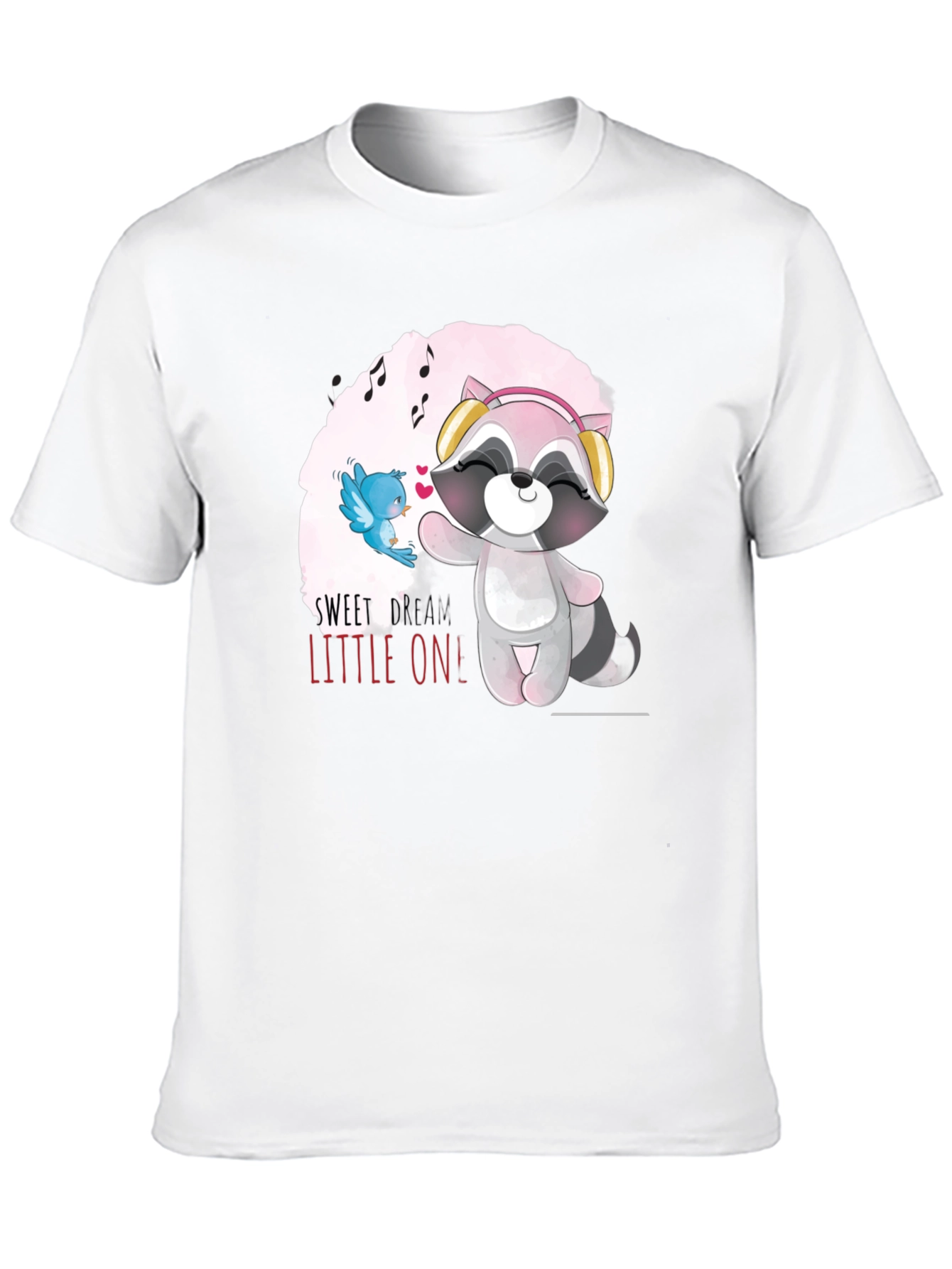 Sweet Dreams T-Shirt: Raccoon & Birdie Tee