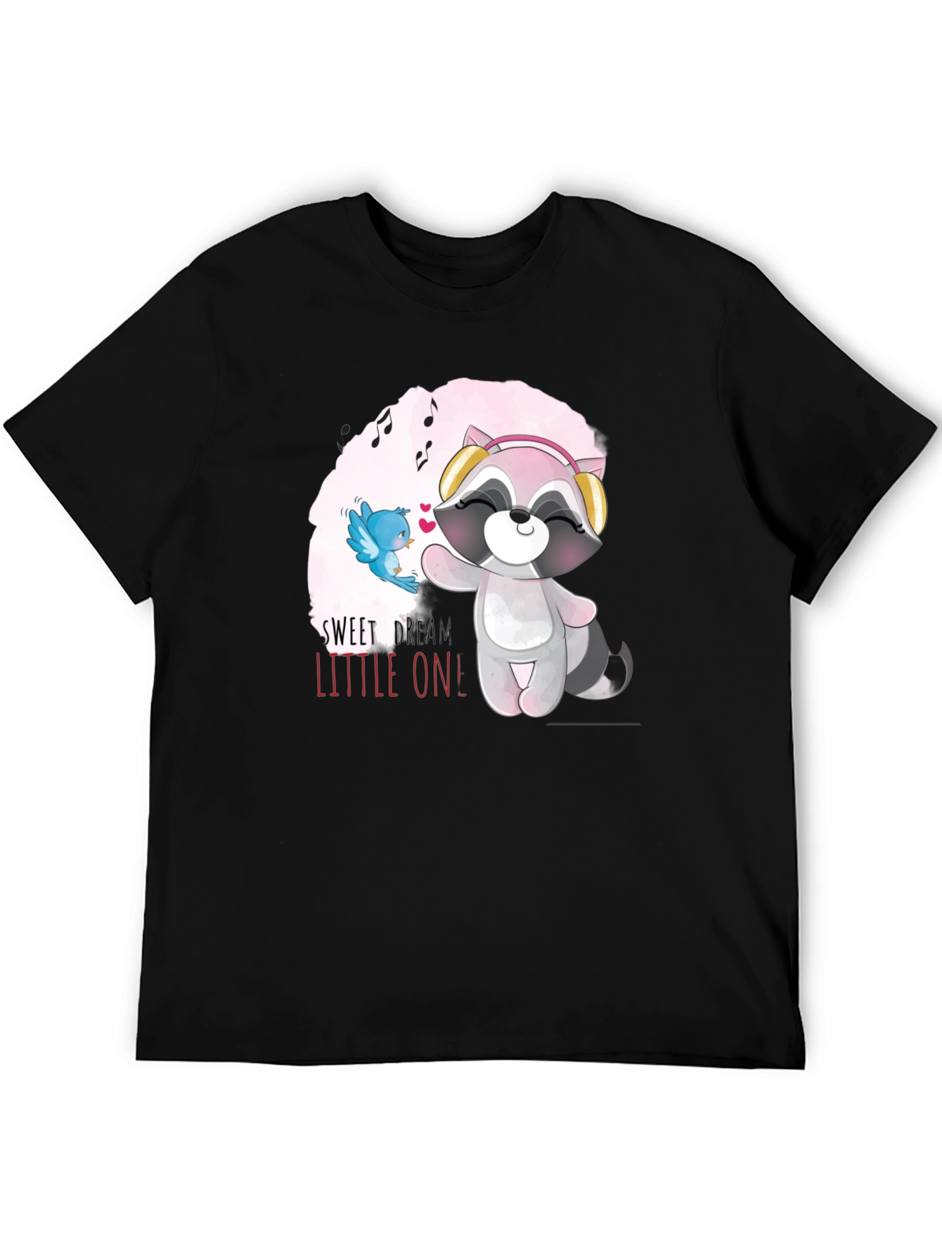 Sweet Dreams T-Shirt: Raccoon & Birdie Tee
