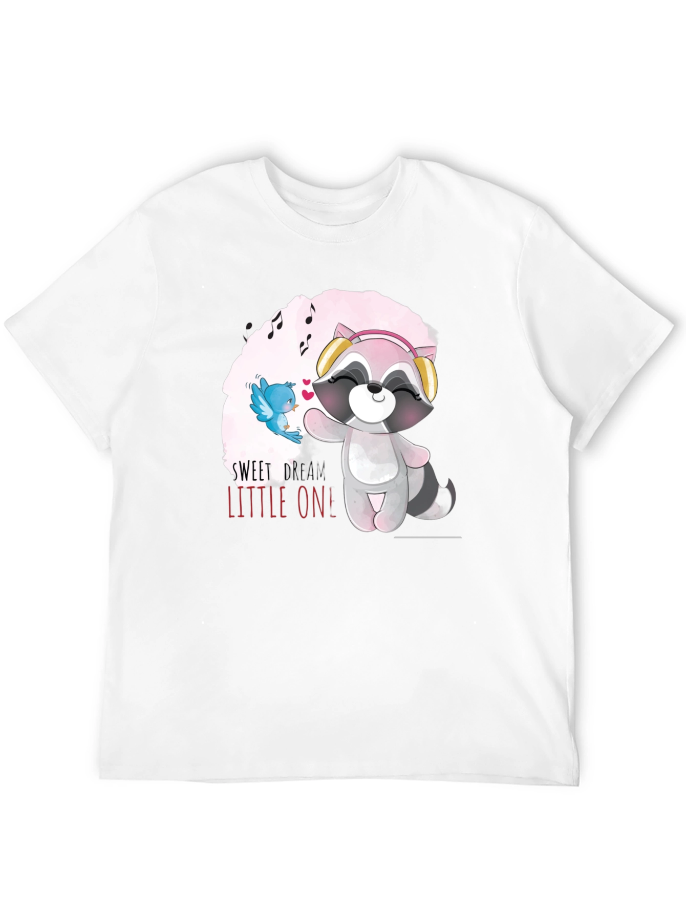 Sweet Dreams T-Shirt: Raccoon & Birdie Tee