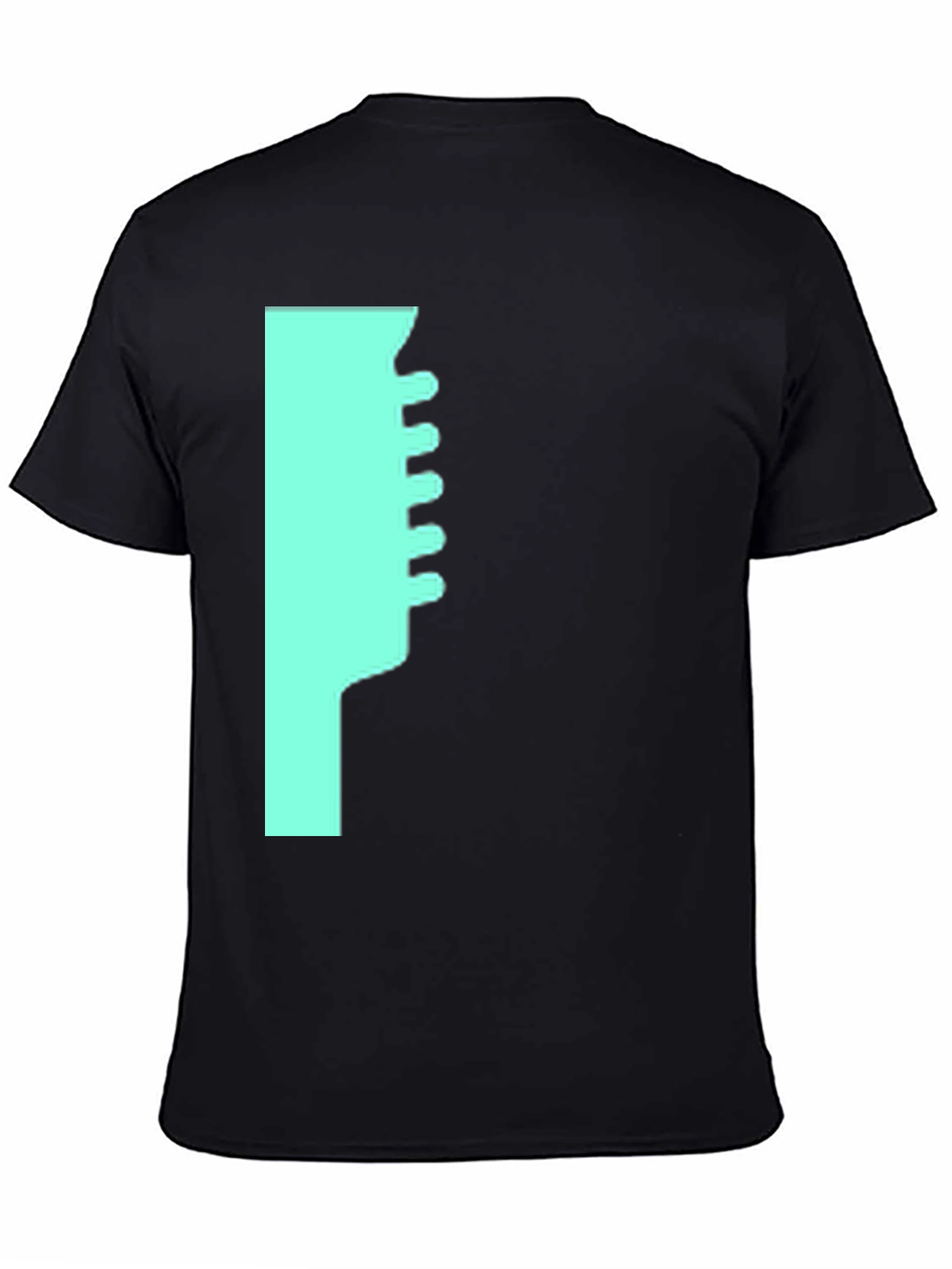 Modern Graphic T-Shirt - Teal Abstract Design