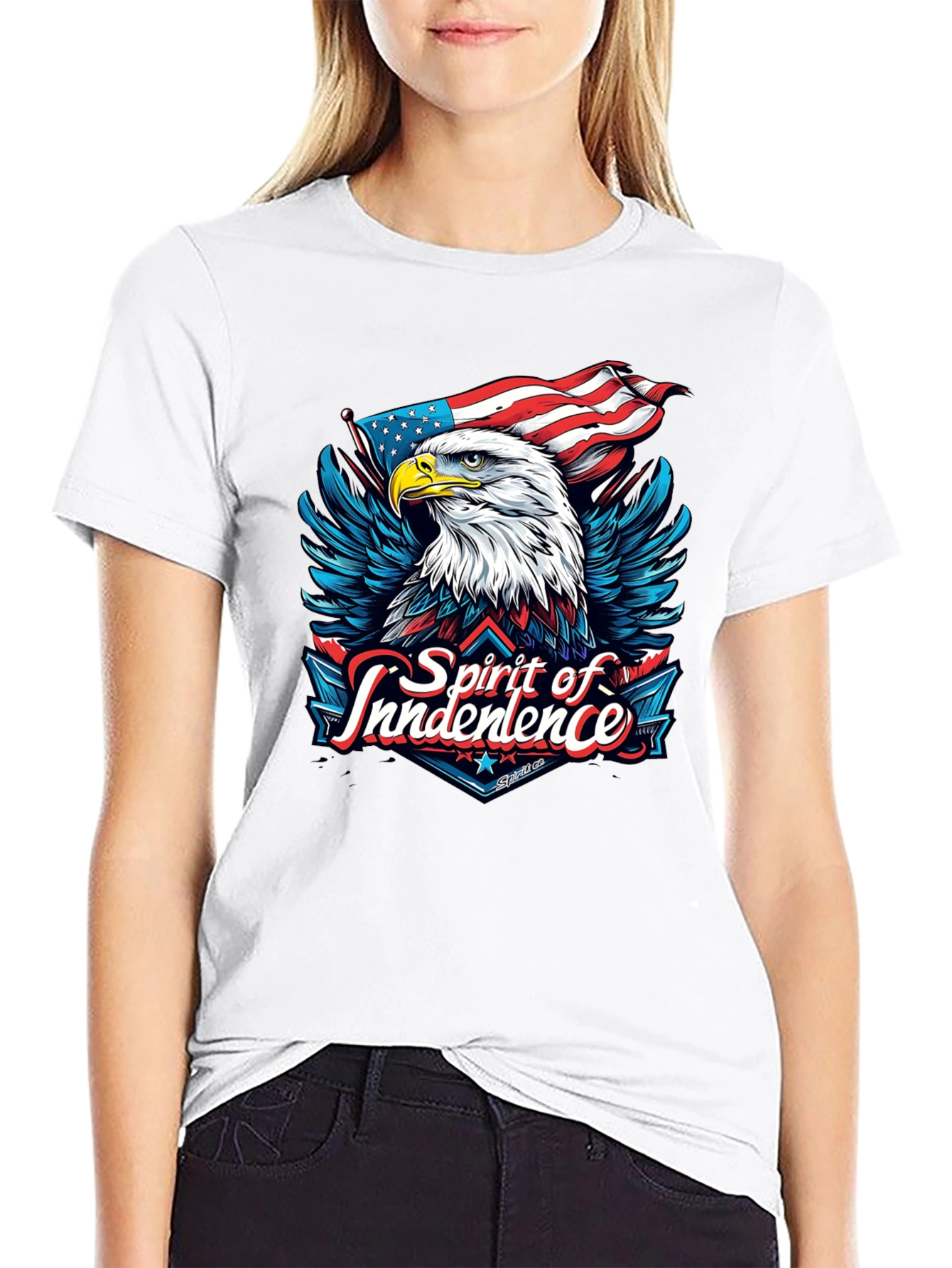 Spirit of Independence Eagle Graphic T-Shirt