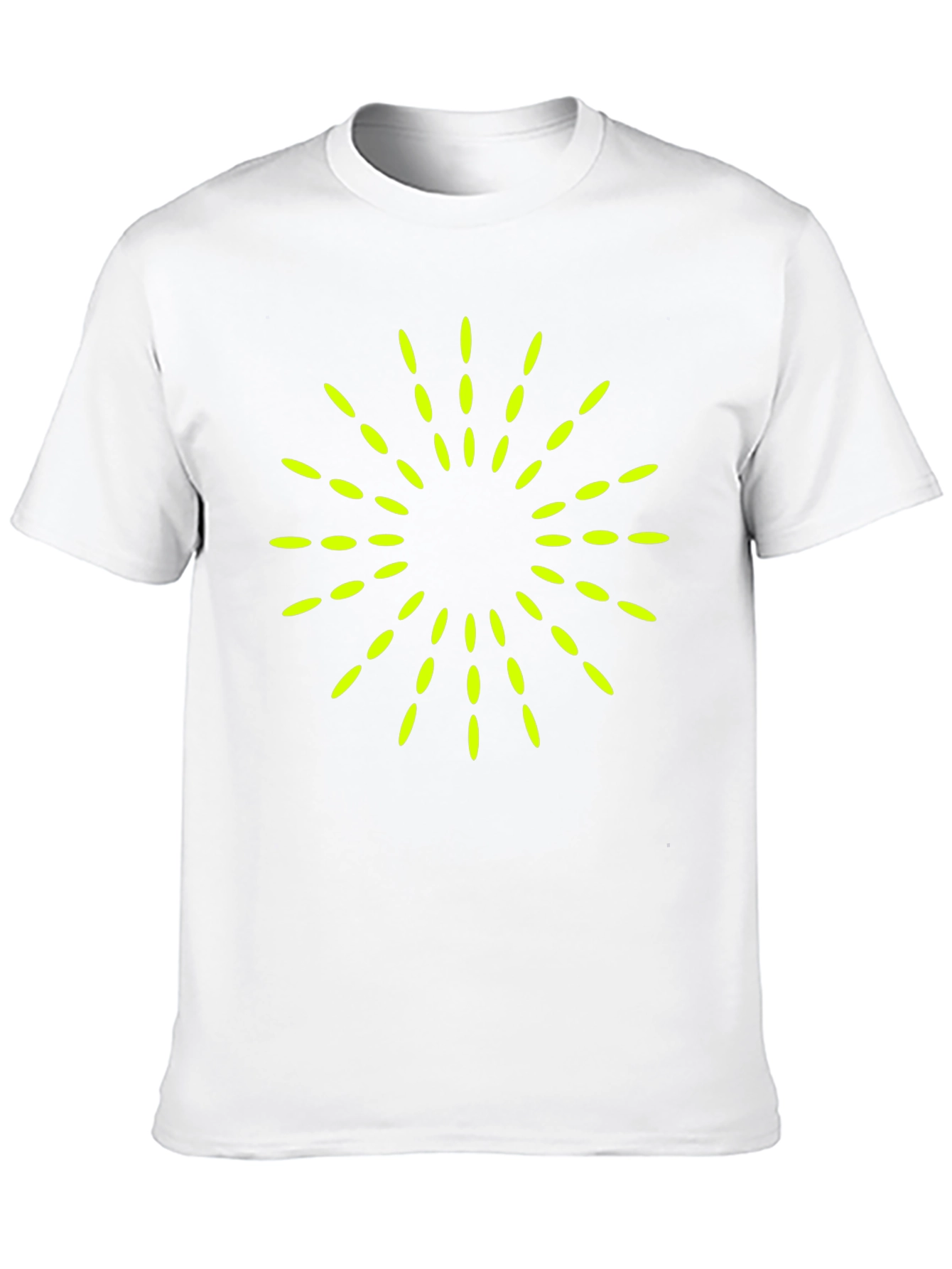 Modern Graphic Tee - Burst Design Black