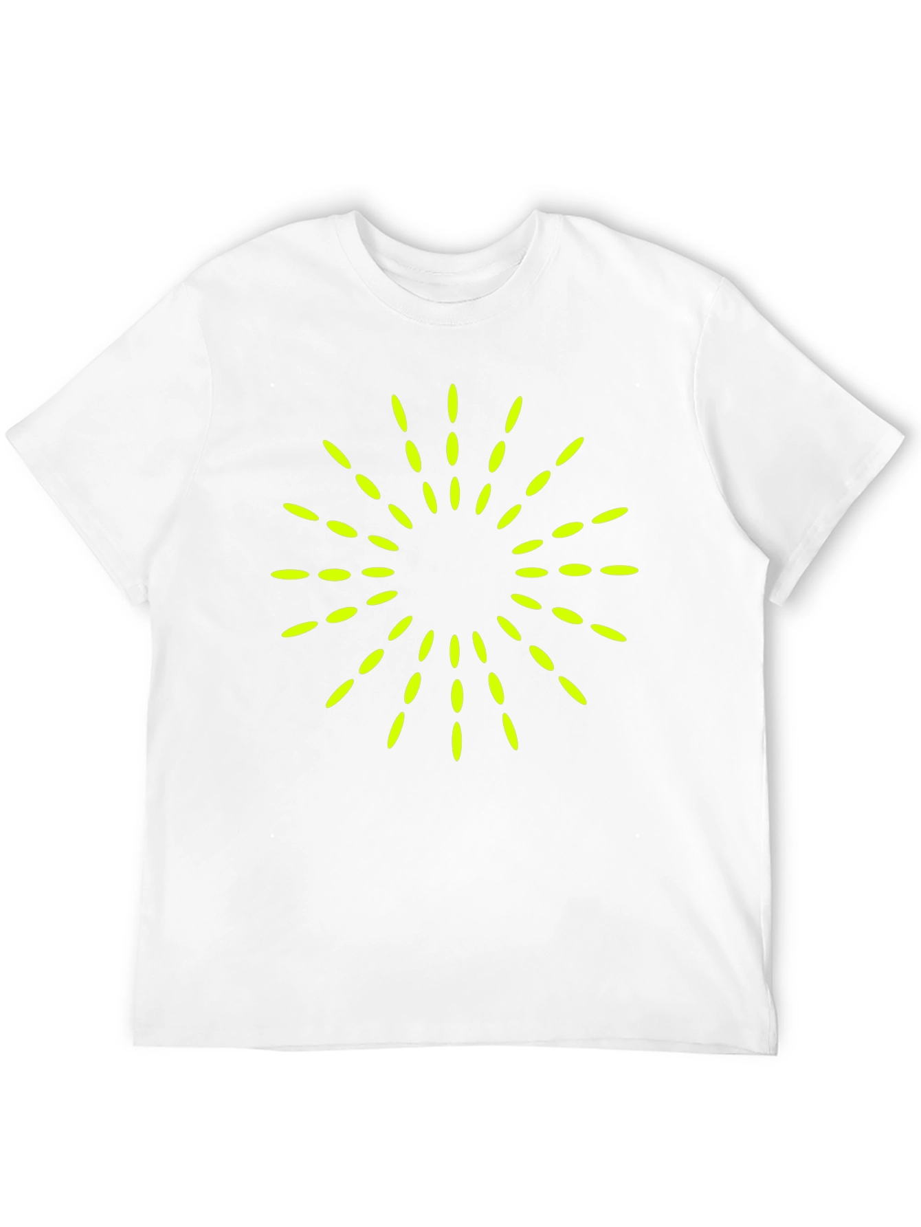 Modern Graphic Tee - Burst Design Black