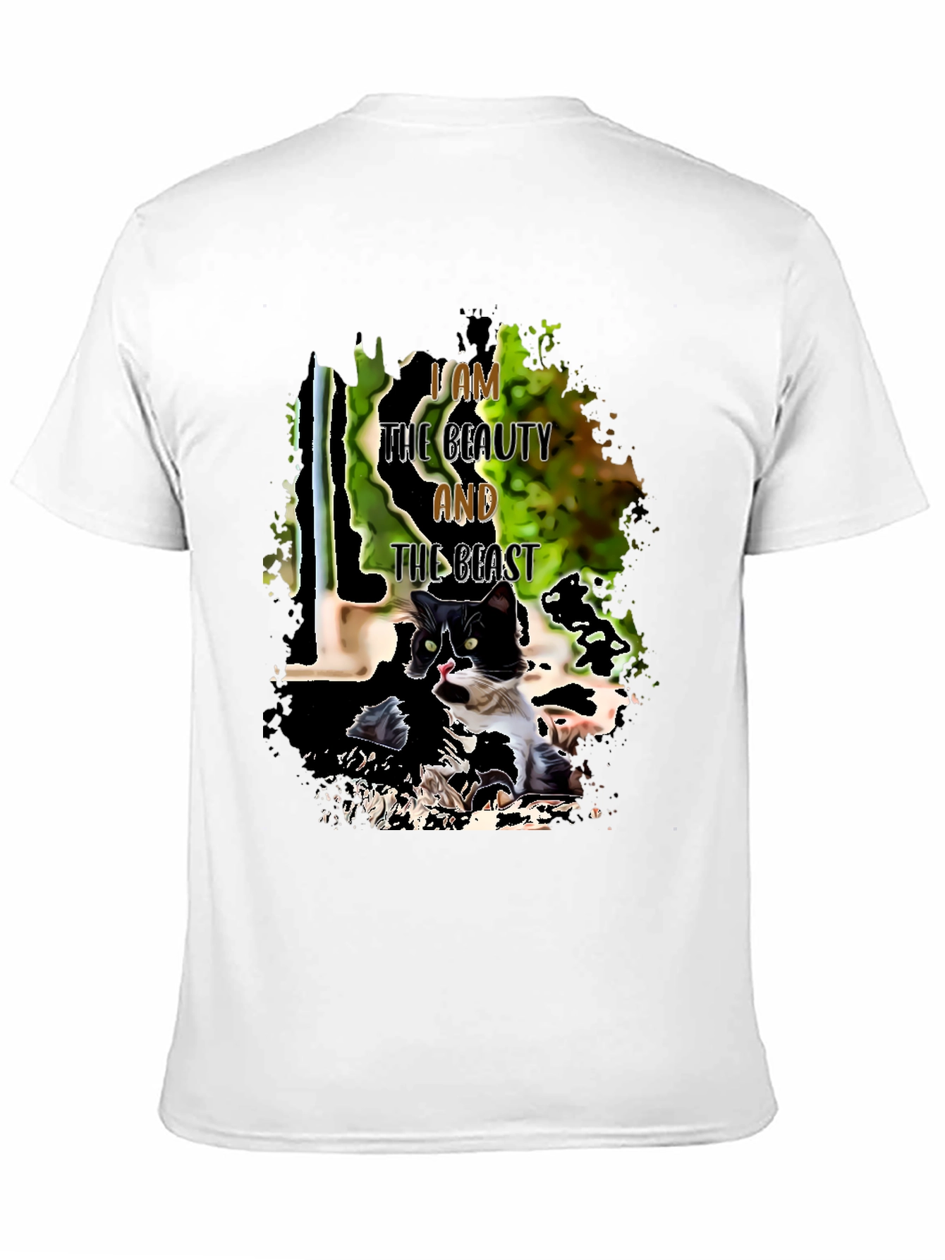 Beauty and Beast Cat T-Shirt