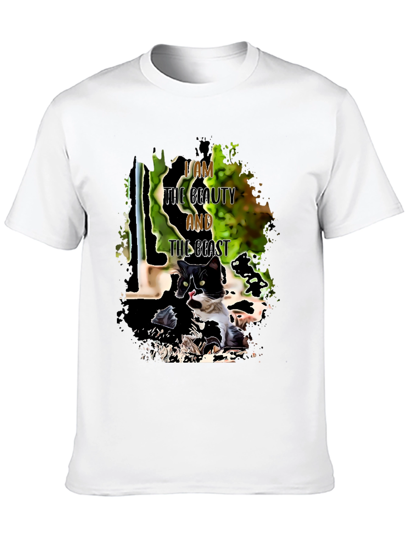 Beauty and Beast Cat T-Shirt