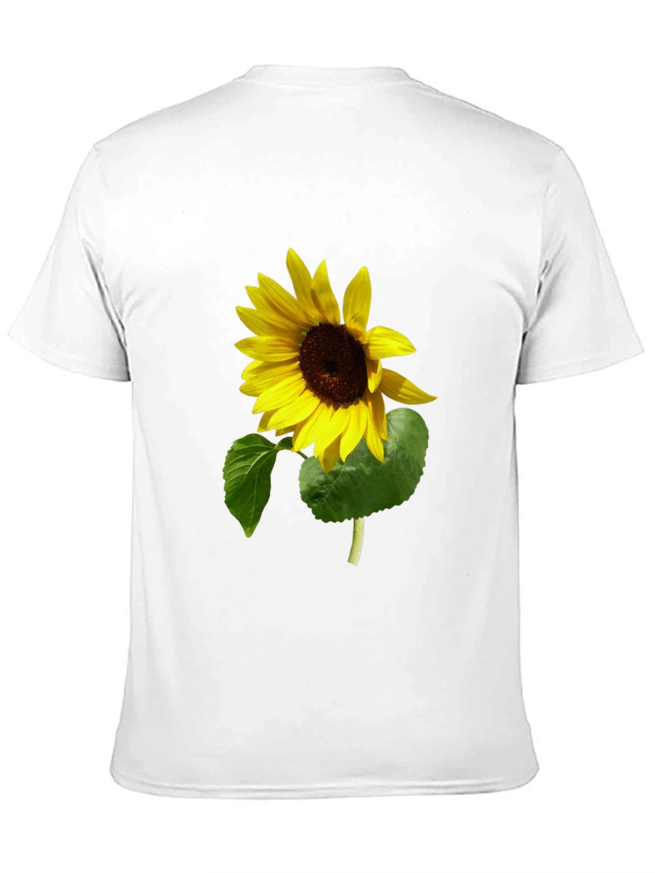 Sunflower Graphic Print T-Shirt - Black