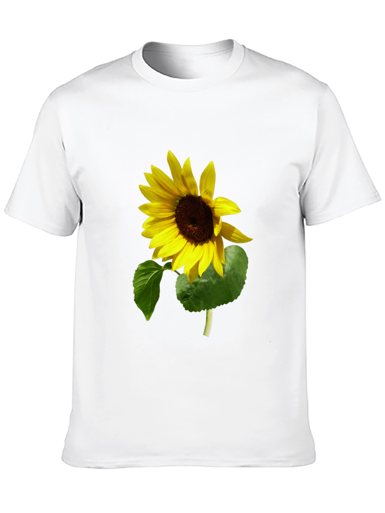 Sunflower Graphic Print T-Shirt - Black