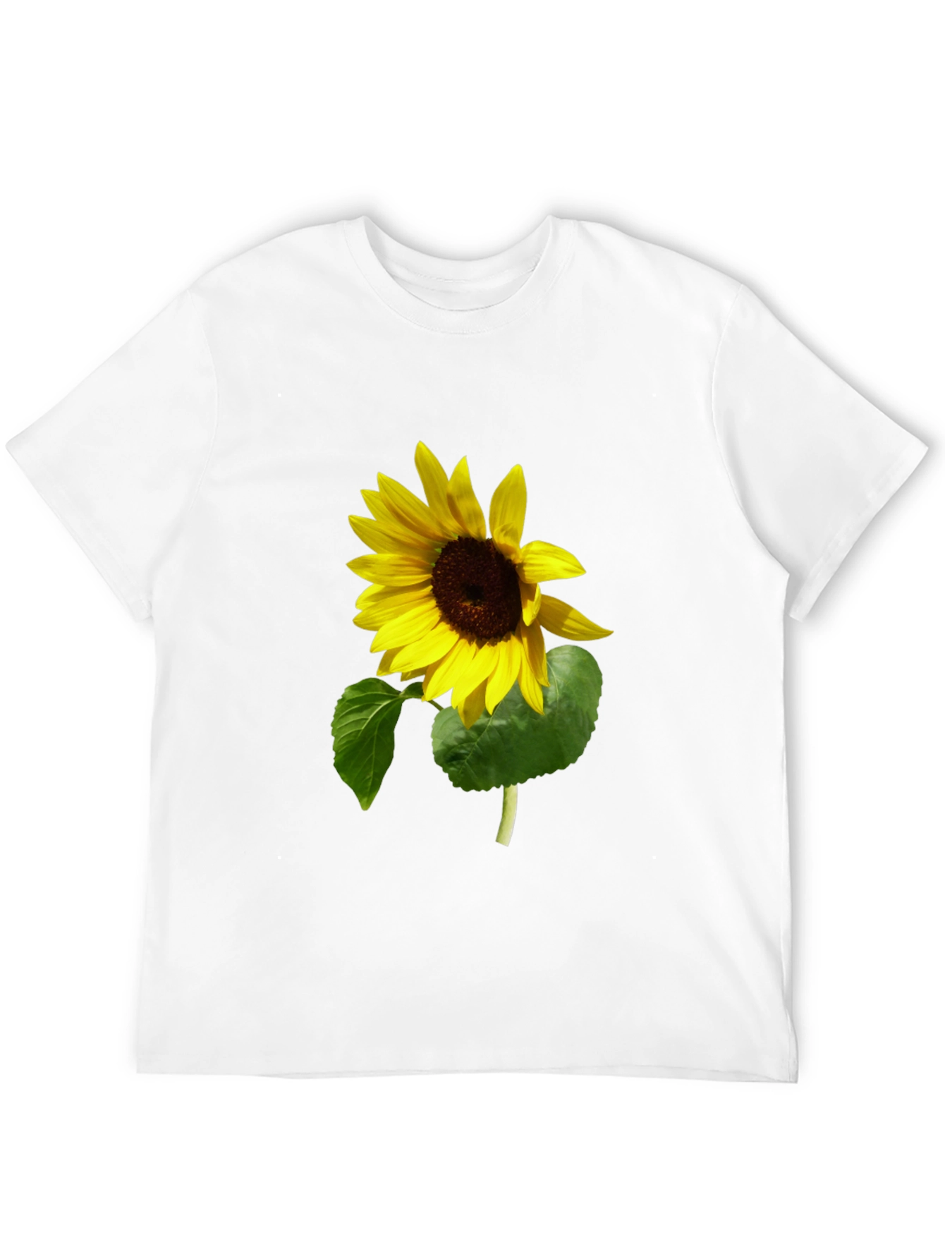 Sunflower Graphic Print T-Shirt - Black