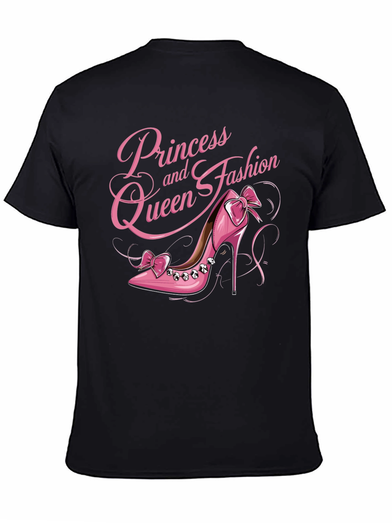 Princess Queen Fashion Pink Shoe T-Shirt
