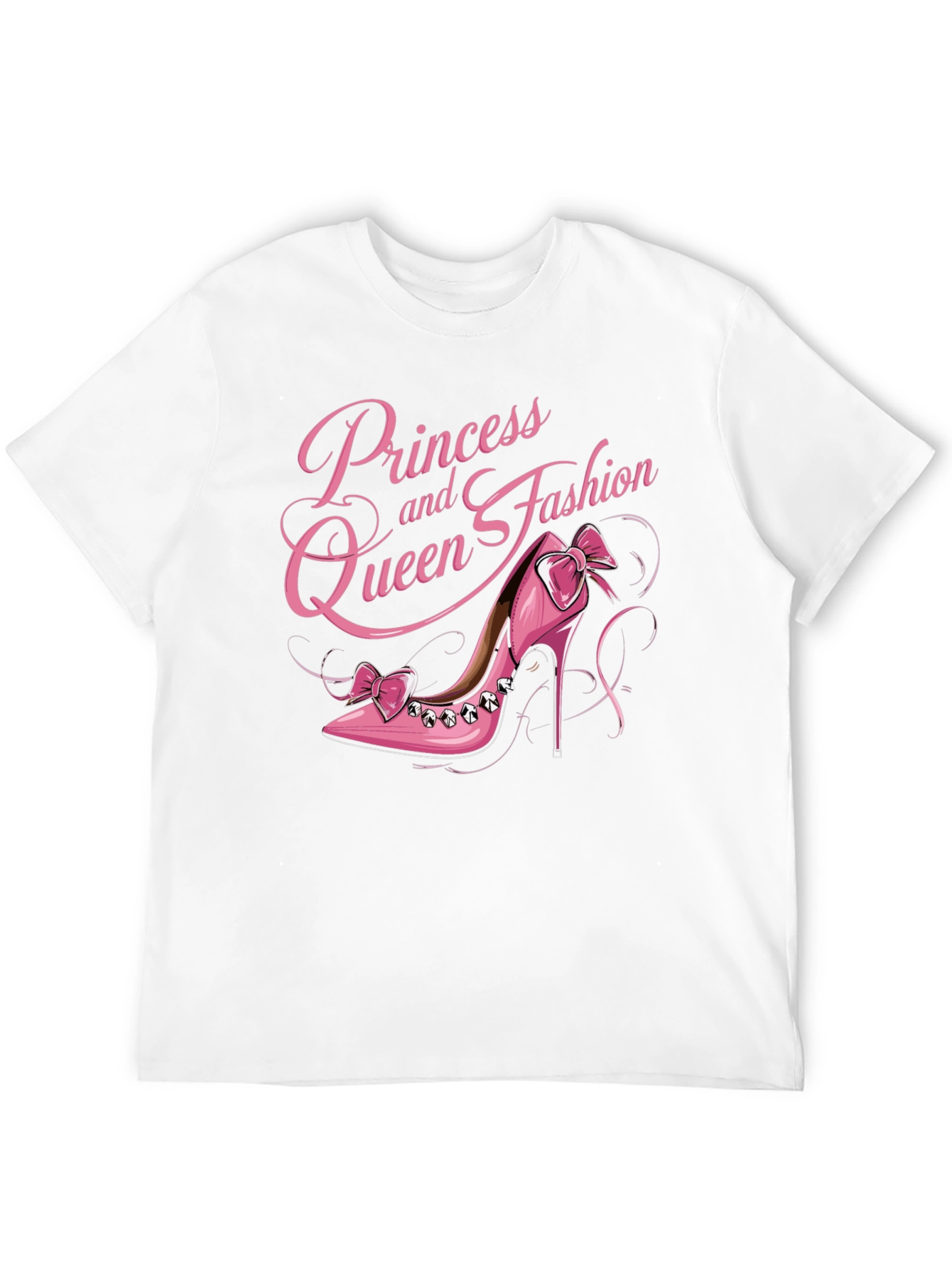 Princess Queen Fashion Pink Shoe T-Shirt