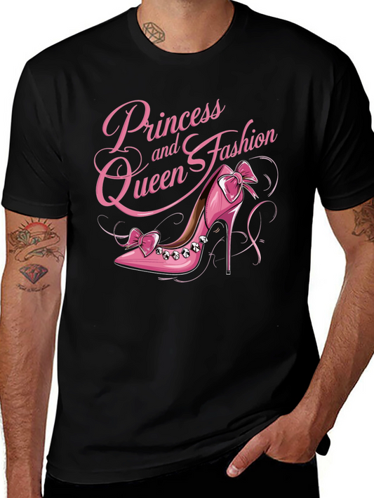 Princess Queen Fashion Pink Shoe T-Shirt